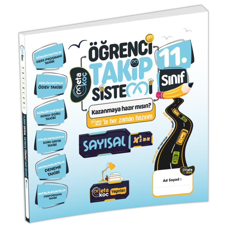 2026 11.Sınıf Sayısal MetaKoç Öğrenci Takip Sistemi (40 Haftalık, Detaylı, Konu Soru Video Takip)