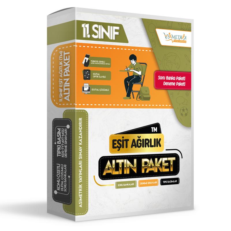11.Sınıf TM-EŞİT AĞIRLIK Çözümlü Çıkmış Soru Bankaları ve Dijital Çözümlü PAKET DENEME SETİ
