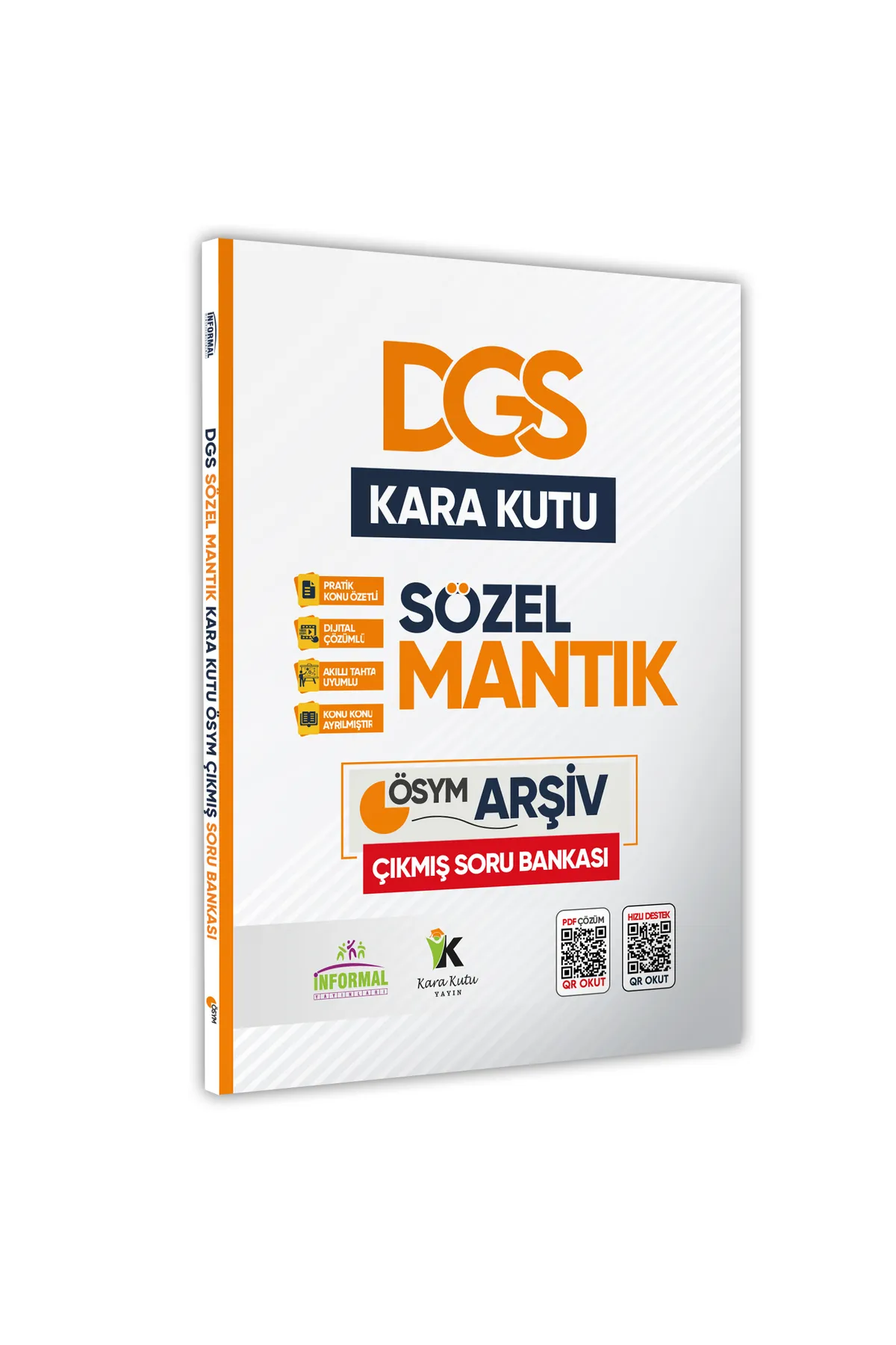 DGS Sözel Mantık Kara Kutu Konu Özetli Dijital Çözümlü ÖSYM Çıkmış Soru Havuzu Bankası
