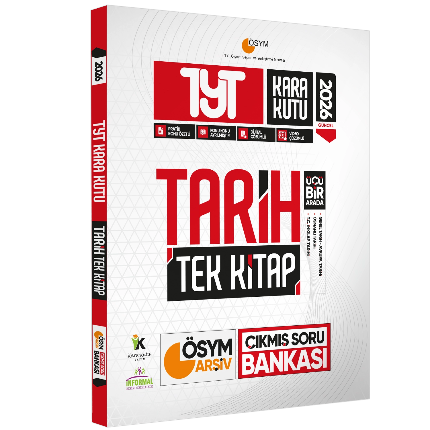 2026 TYT Yeni Sistem Sayısal-TM Tarih Kara Kutu ÖSYM ARŞİV Çıkmış Soru Bankası Konu Özetli Çözümlü