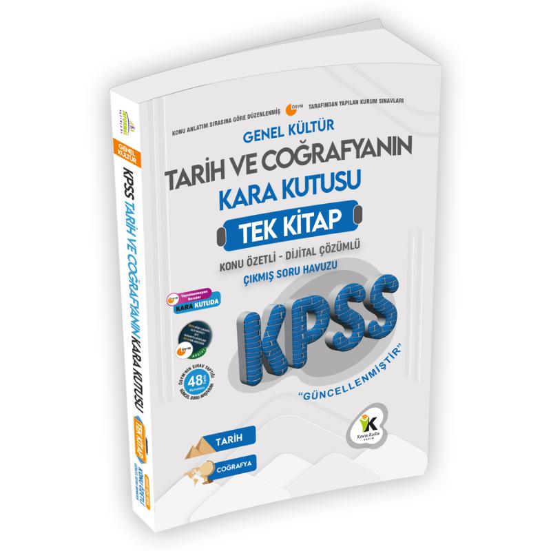 Kpss Önlisans/Ortaöğretim GK Tarih ve Coğrafyanın Kara Kutusu En Kapsamlı Çıkmış Soru B.  Çözümlü