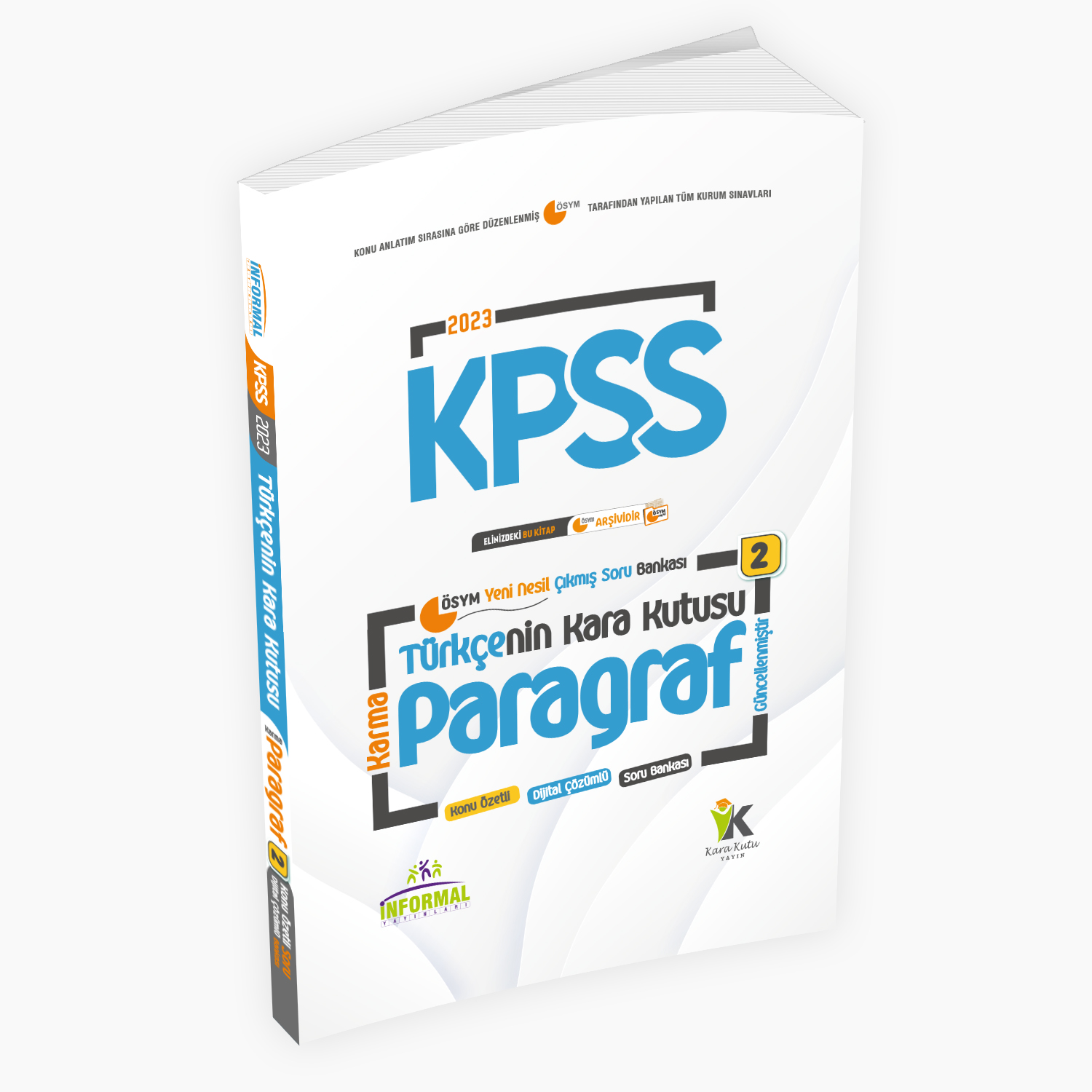 2023 KPSS Türkçenin Kara Kutusu KARMA PARAGRAF 2 Konu Özetli Dijital Çözümlü Çıkmış Soru Bankası