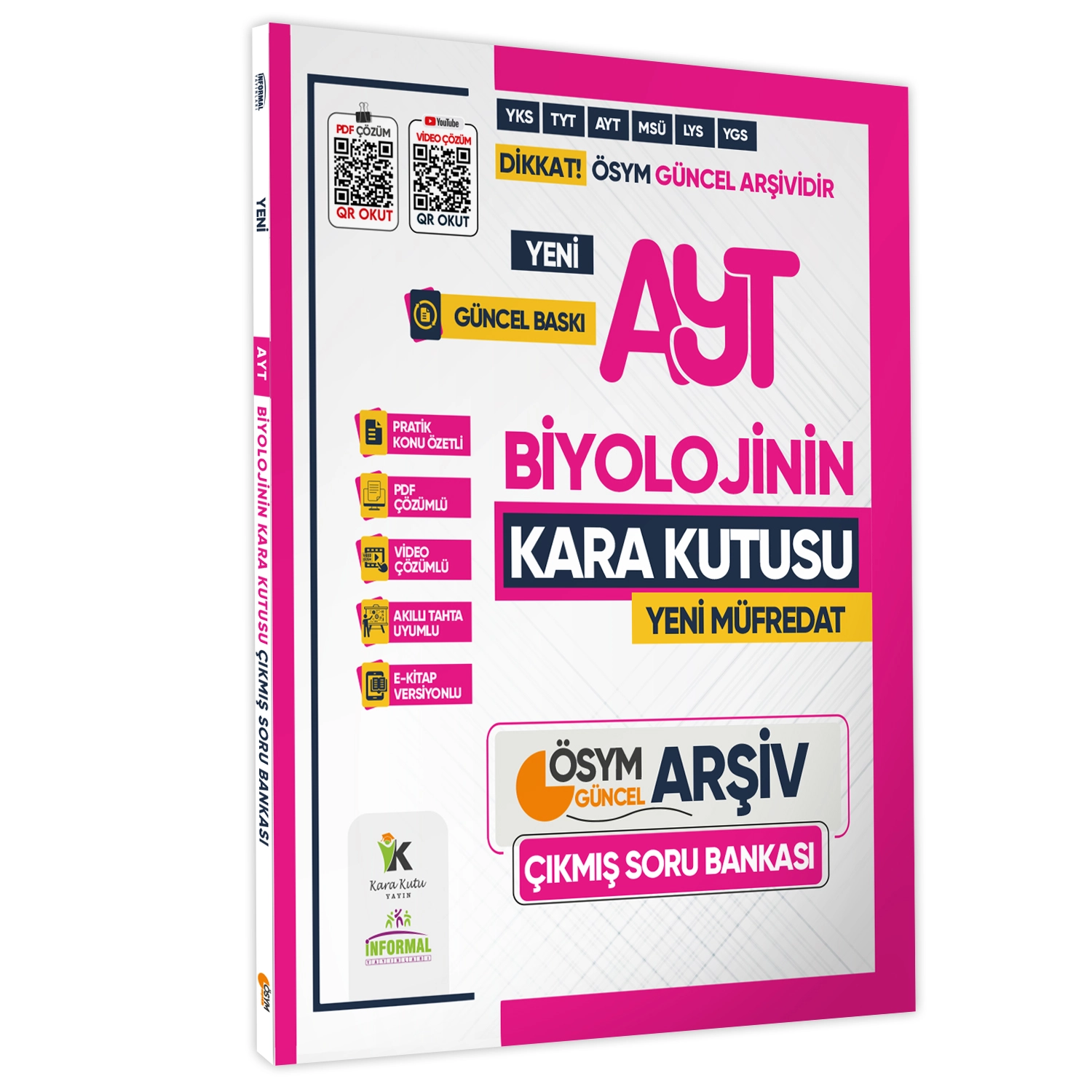 YKS-TYT-AYT Fizik Kimya Biyoloji (FKB) Kara Kutu Konu Ö. D.Çözümlü Soru Bankası PAKET SET
