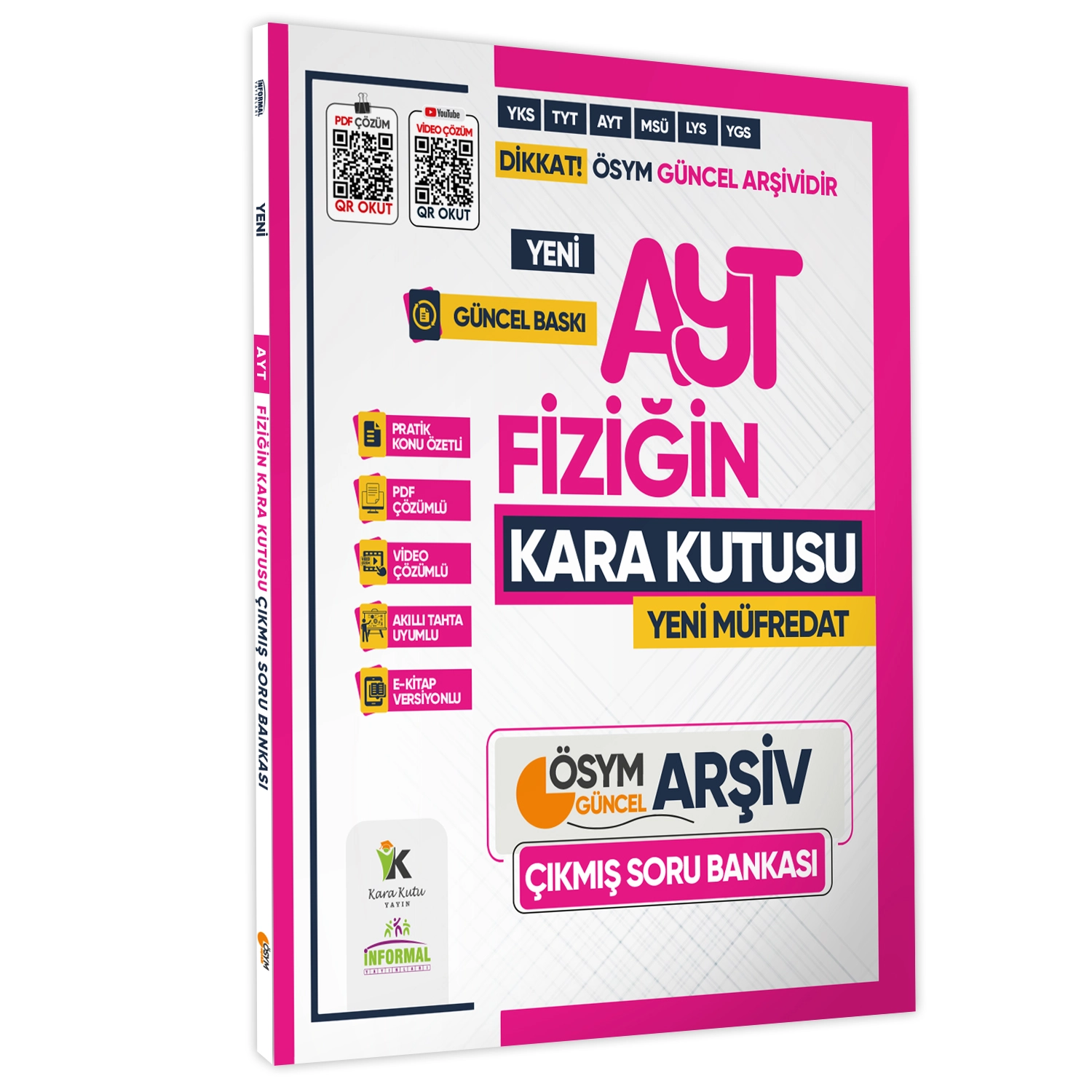 YKS-TYT-AYT Fizik Kimya Biyoloji (FKB) Kara Kutu Konu Ö. D.Çözümlü Soru Bankası PAKET SET