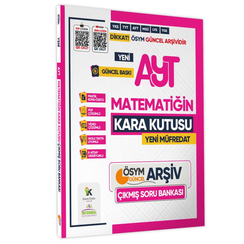 2025 TYT-AYT Kara Kutu ÖSYM Çıkmış Soru Bankası SAYISAL ALTIN SET Konu Özetli Video/PDF Çözümlü