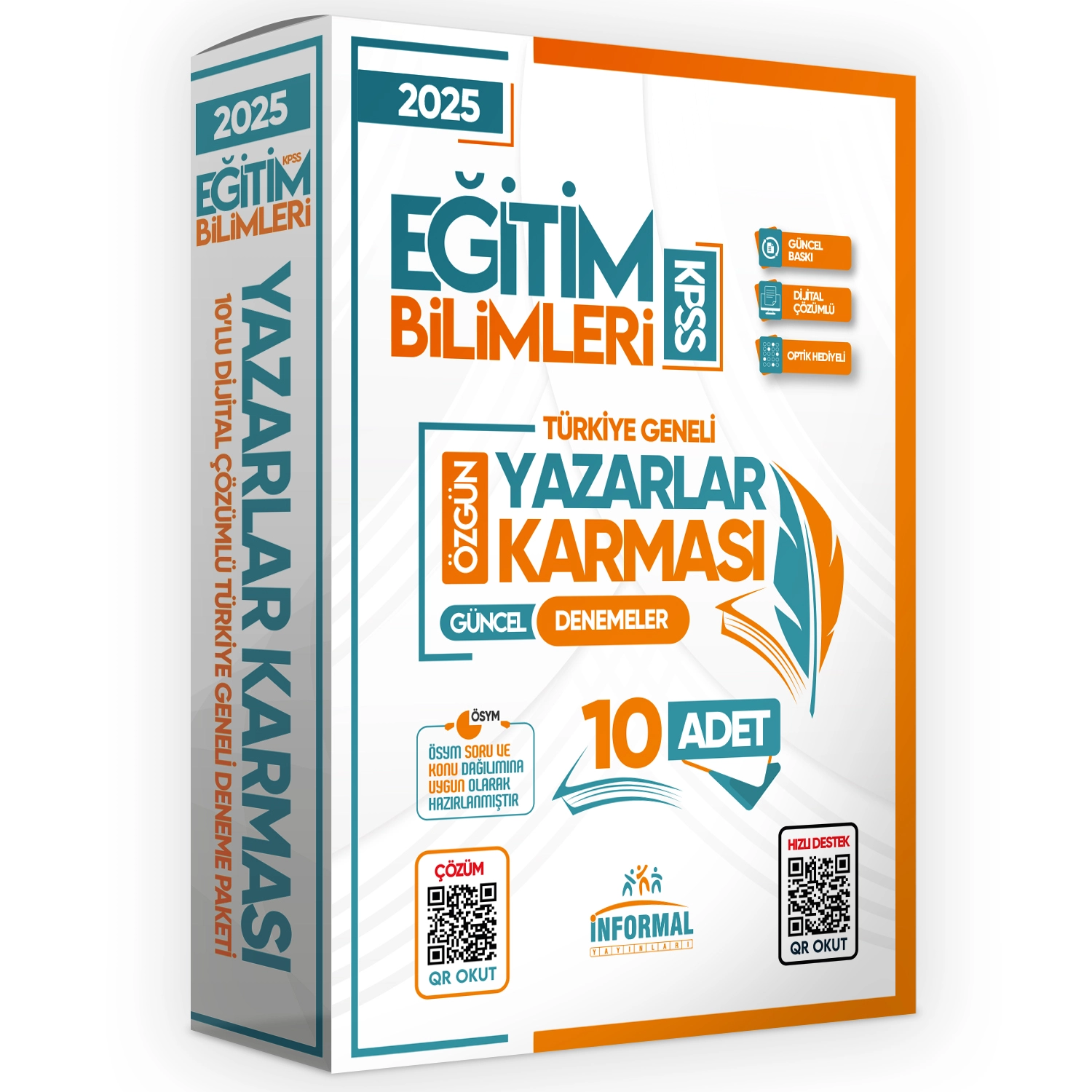 MEB-AGS Eğitim Bilimleri Yazarlar Karması TÜRKİYE GENELİ 10lu Dijital Çözümlü Paket Deneme