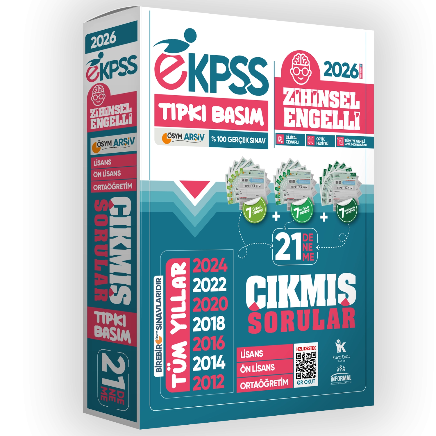 2026 EKPSS Lisans-Önlisans-Ortaöğretim Zihinsel Engelli ÖSYM Tıpkı