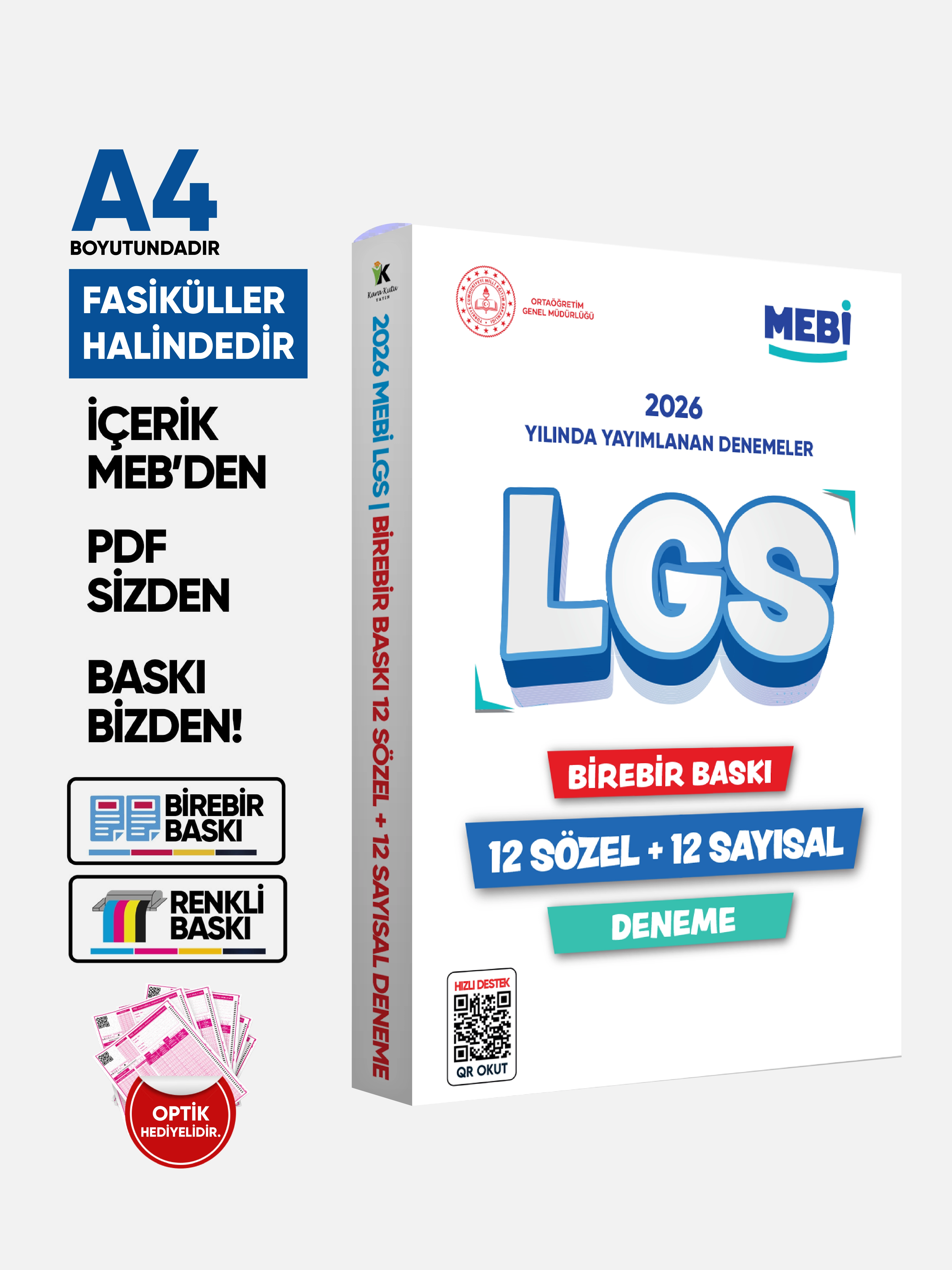 2026 LGS 8.Sınıf MEBi ONLİNE 1.2.3.4.5.6.7.8.9.10.11.12. Deneme Türkiye Geneli Paket PDF BASKI ÜCRETİ
