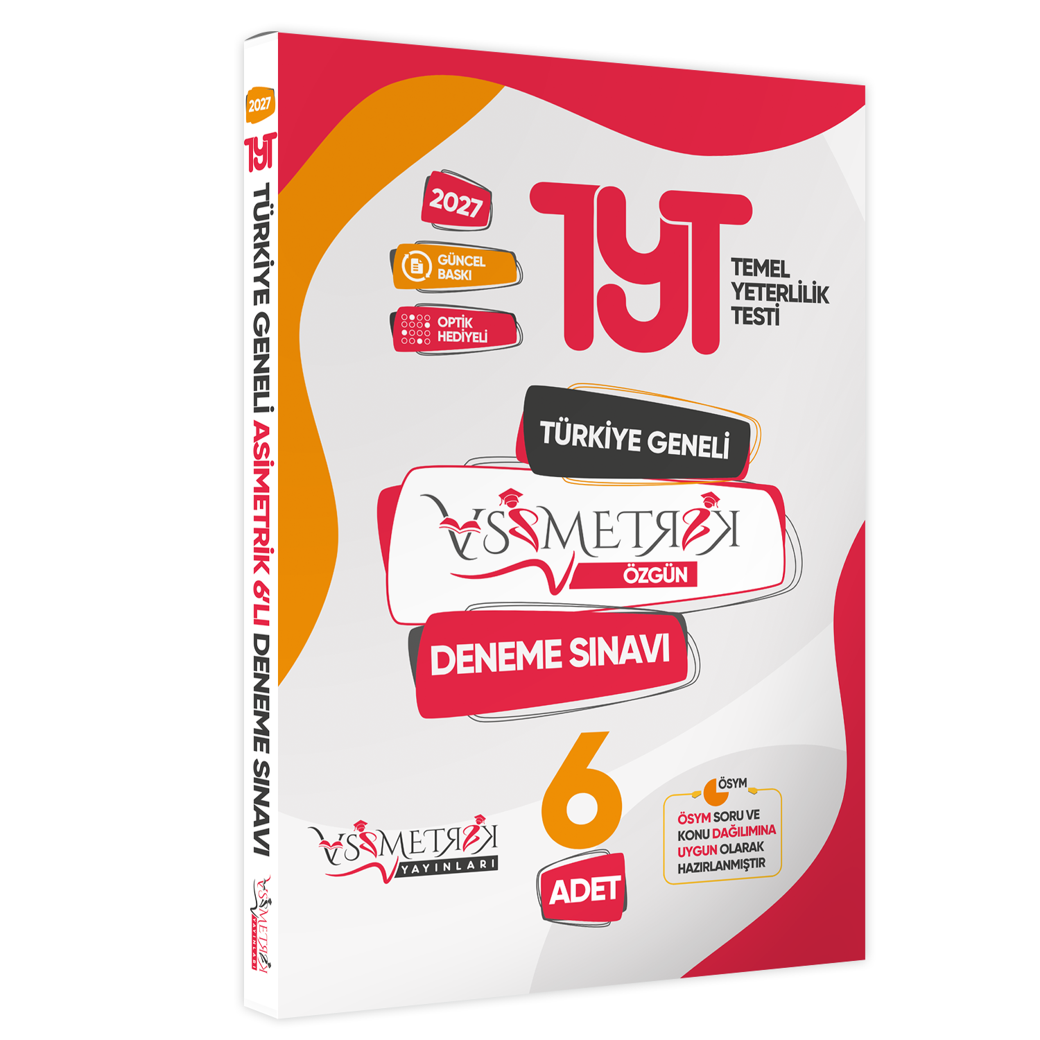 2027 TYT Asimetrik Deneme Paketi 6lı Türkiye Geneli Değerlendirmeli Özgün Güncel Paket Deneme Sınavı