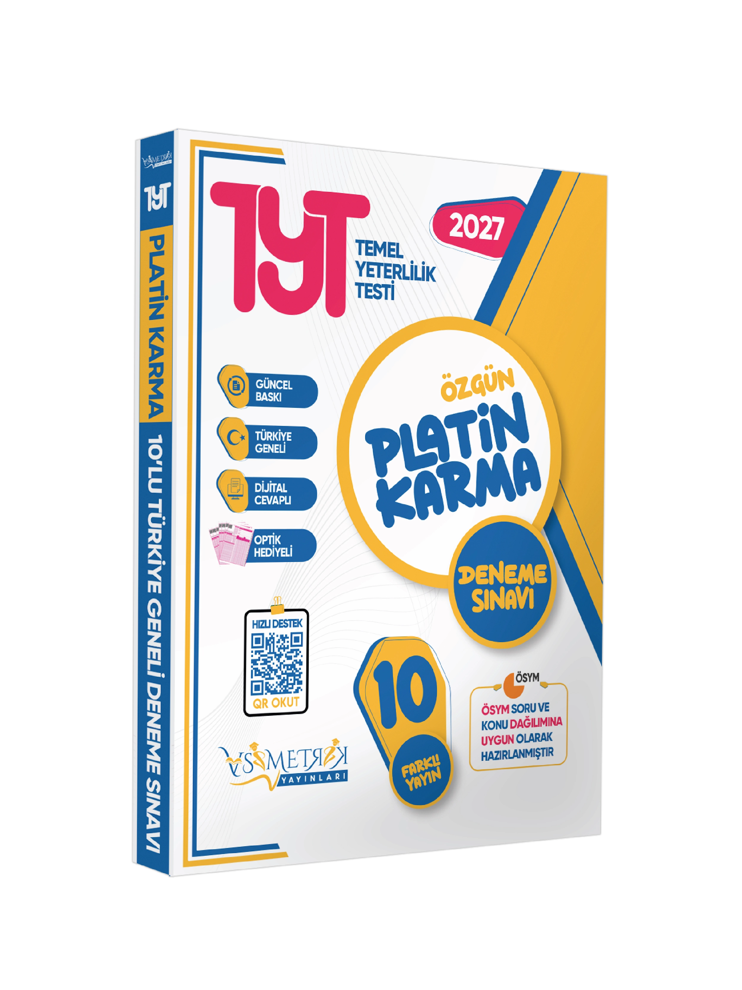 2027 YKS-TYT Platin Karma Yayınlar Kurumsal 10lu Paket Deneme Sınavı Türkiye Geneli