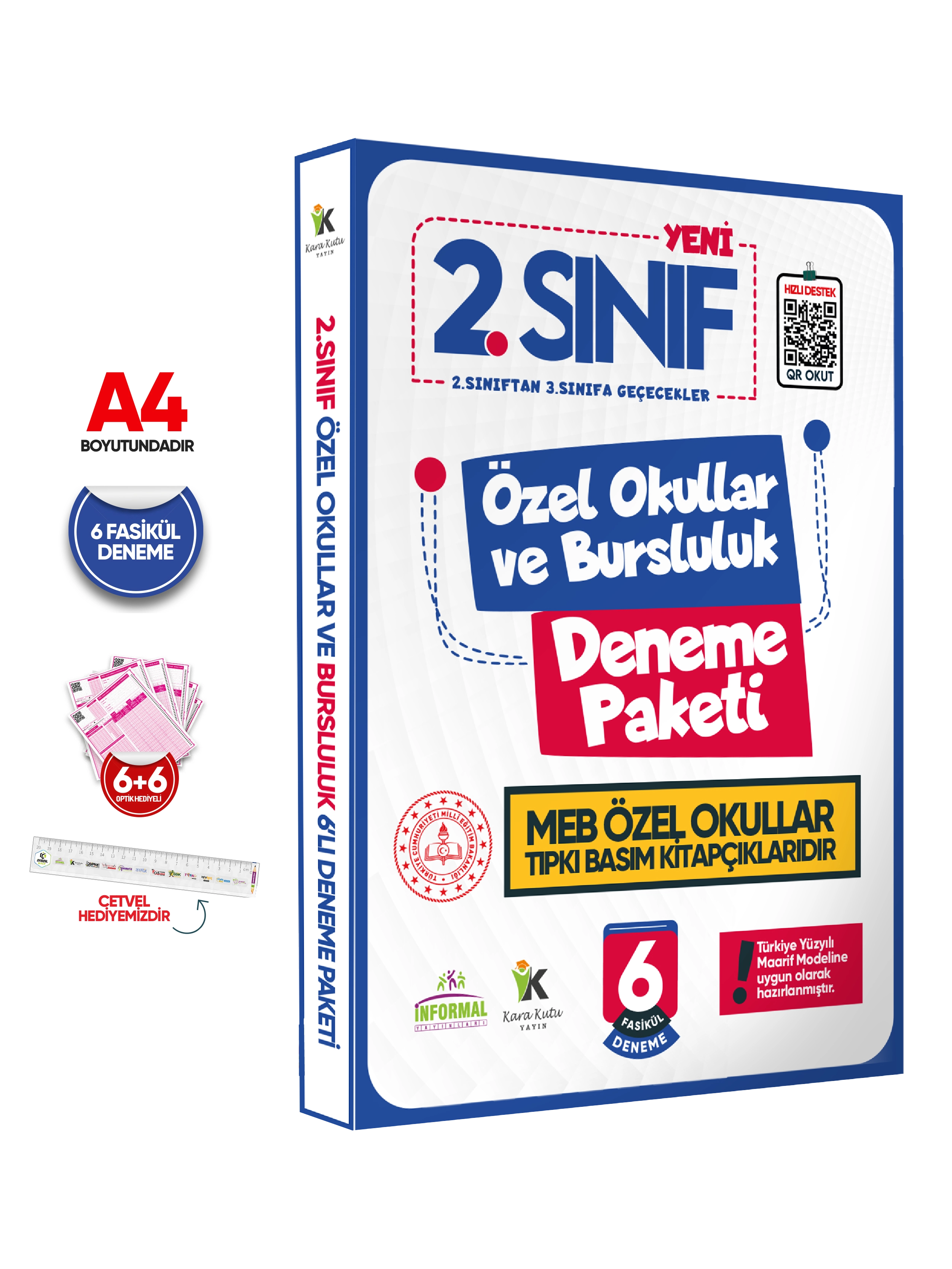 MEB İlkokul 2.Sınıf Çalışma Soruları 1-2 Tüm Dersler Kitap ve 6lı Tıpkı Basım 3lü Set BASKI ÜCRETİ