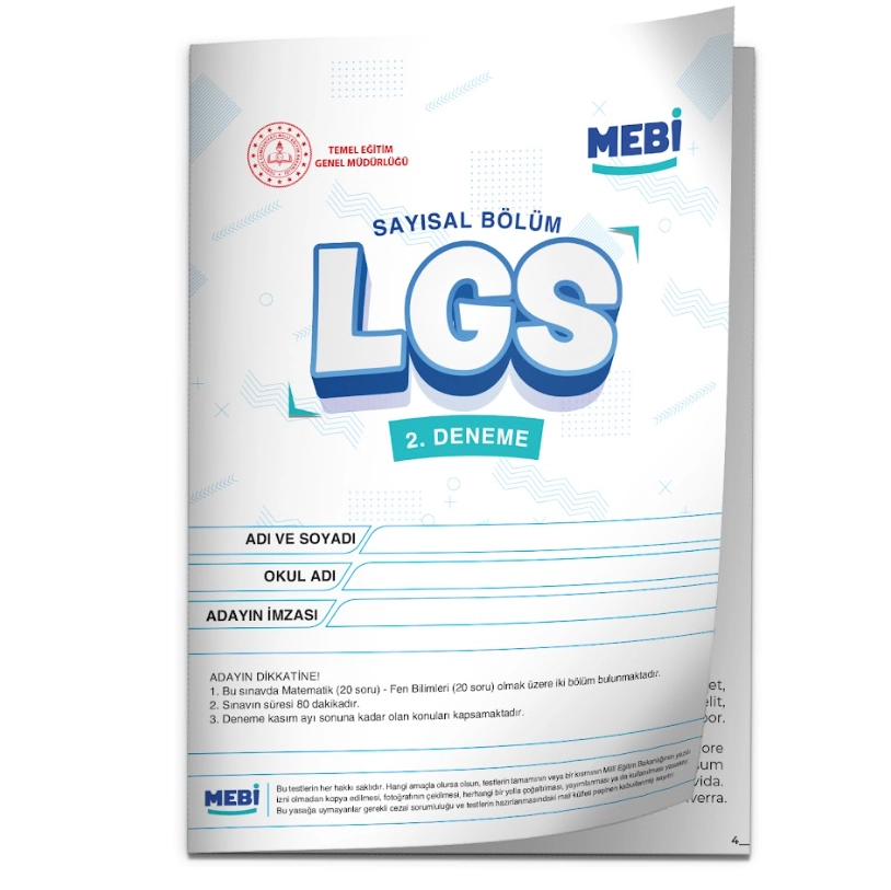 2027 LGS 8.Sınıf MEBi ONLİNE 1.2.3.4.5.6.7.8.9.10.11.12.Deneme Türkiye Geneli Paket PDF BASKI ÜCRETİ