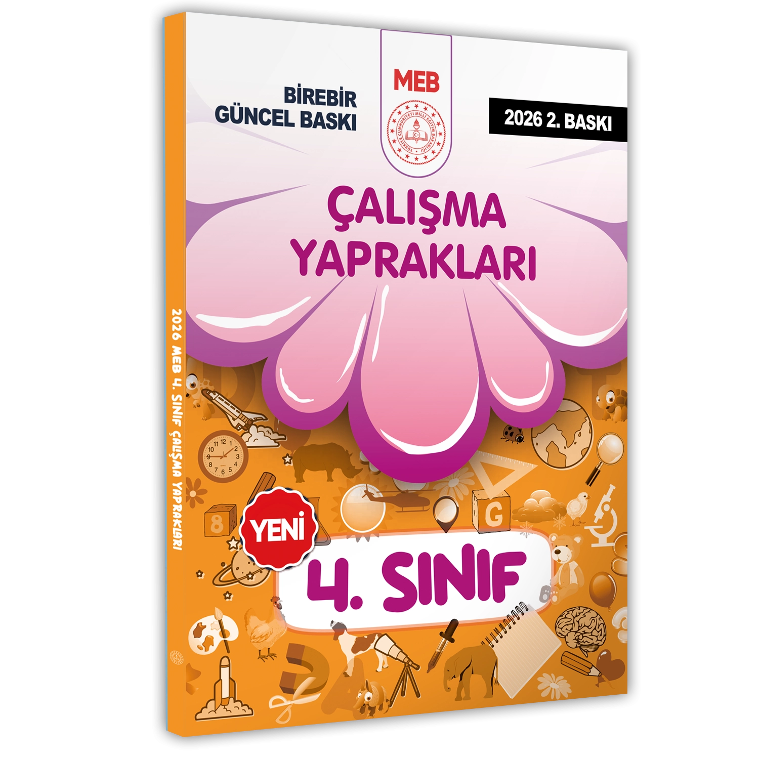2027 MEB İlkokul 4.Sınıf Çalışma Yaprakları TÜM DERSLER Etkinlikli Eğlenceli S. Bankası BASKI ÜCRETİ