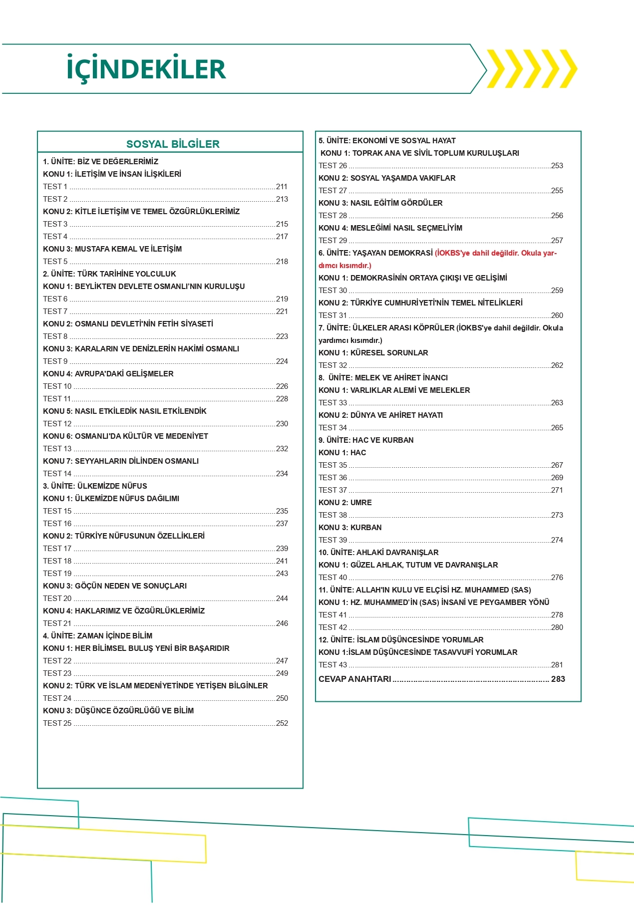 8. Sınıfa Hazırlık Tüm Dersler Yaz Tatil Kitabı Dijital Çözümlü Soru Bankası