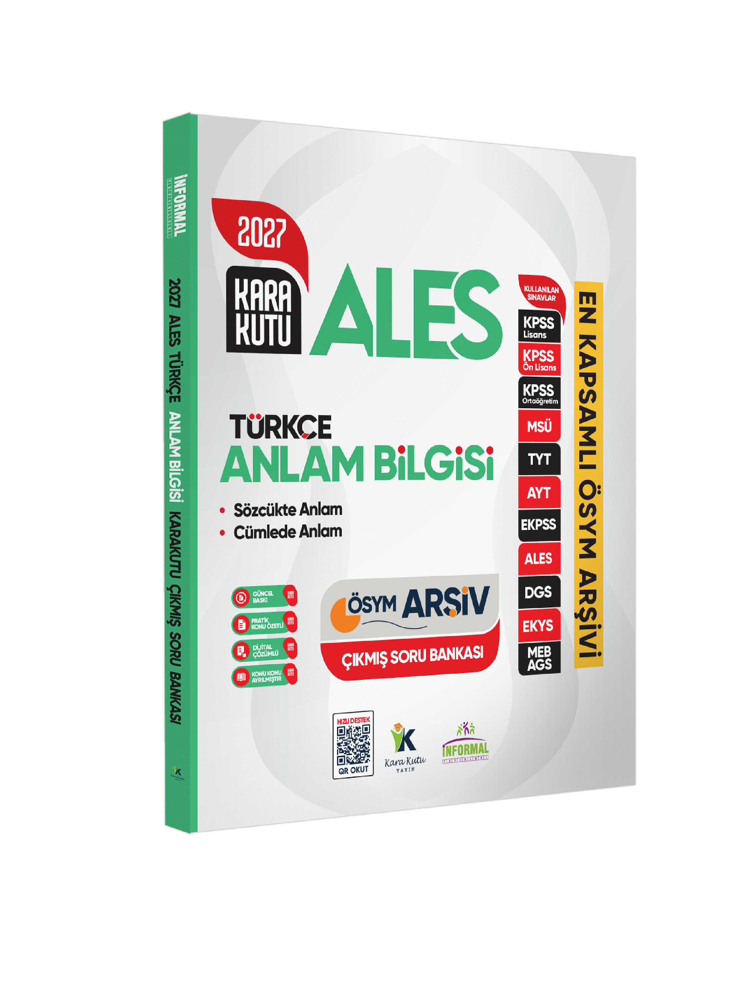 2027 ALES Türkçenin Kara Kutusu ANLAM BİLGİSİ (Sözcük-Cümle) ÖSYM Çıkmış Çözümlü Soru Bankası