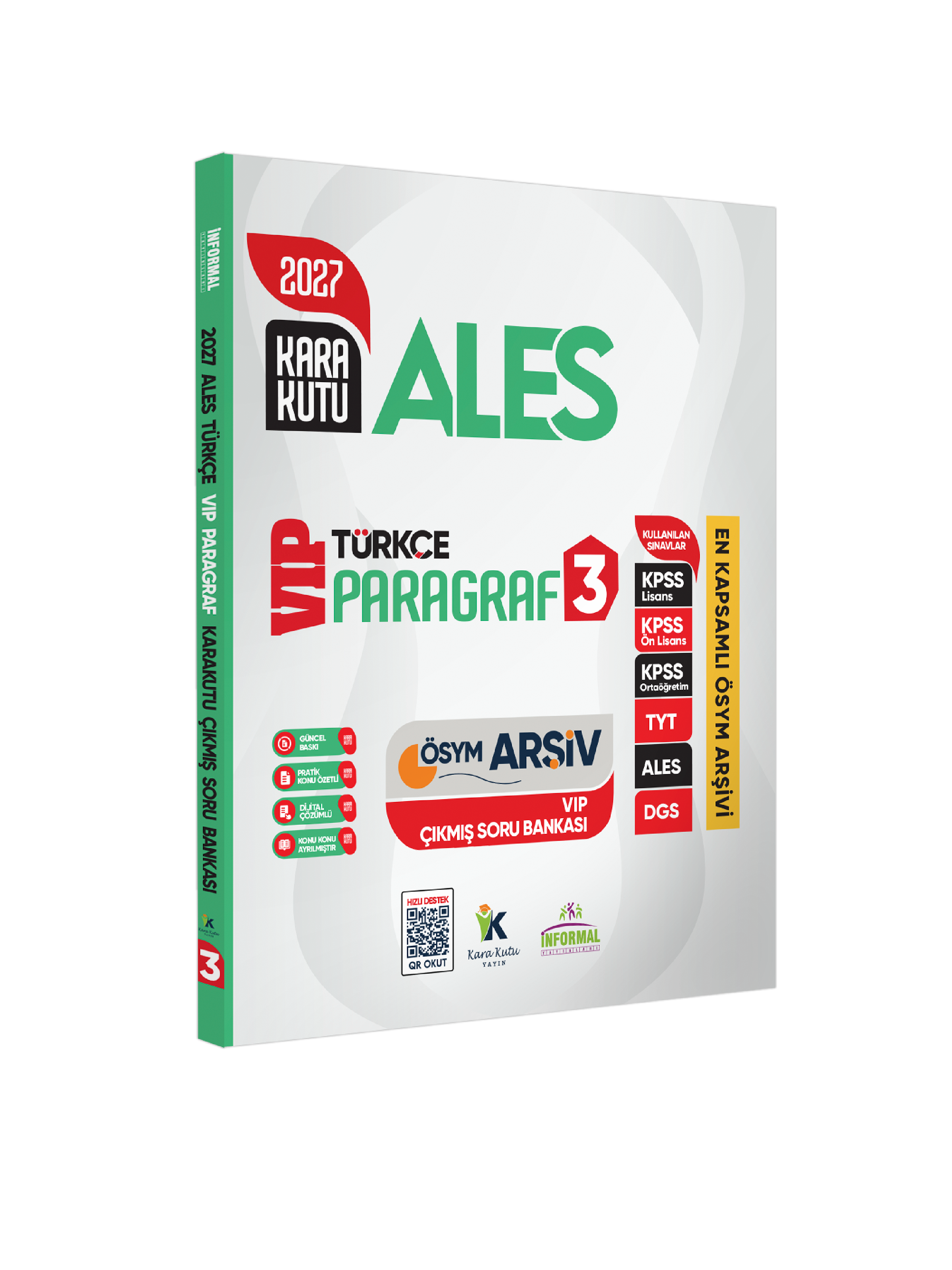2027 ALES Türkçenin Kara Kutusu PARAGRAF 3 VİP ÖSYM Çıkmış Soru Havuzu Bankası Dijital Çözümlü