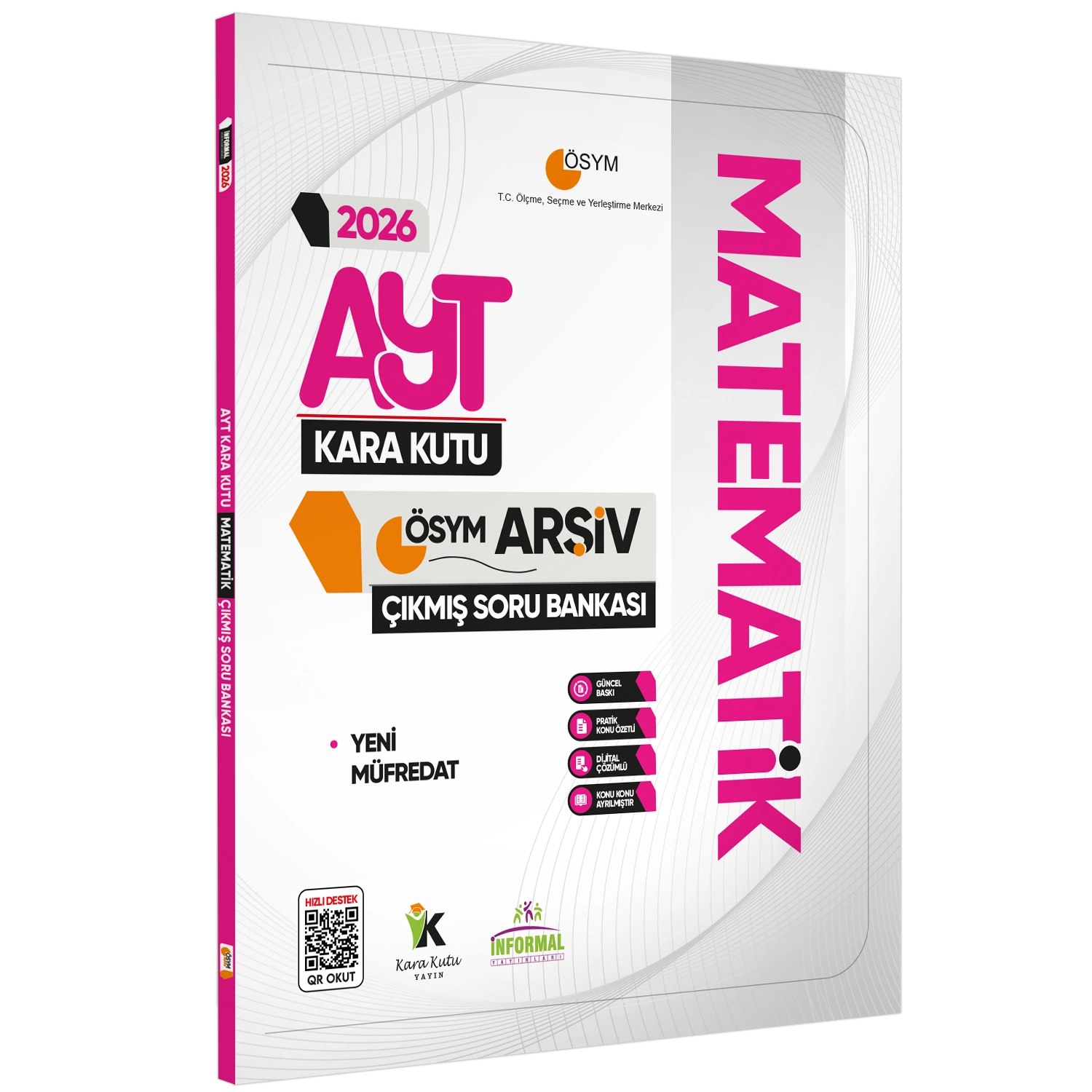 2026 YKS-TYT Matematik TEK Kitap ve AYT Matematik Kara Kutu ÖSYM Çıkmış Soru Bankası 2li Set Çözümlü