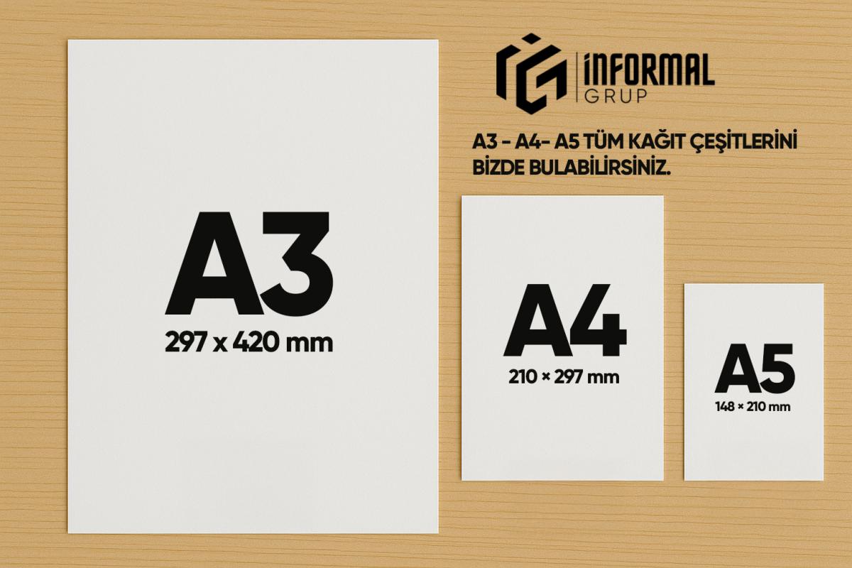 İnformal Fotokopi Kağıdı Premium Kalite A4 200 Yaprak 1. Hamur