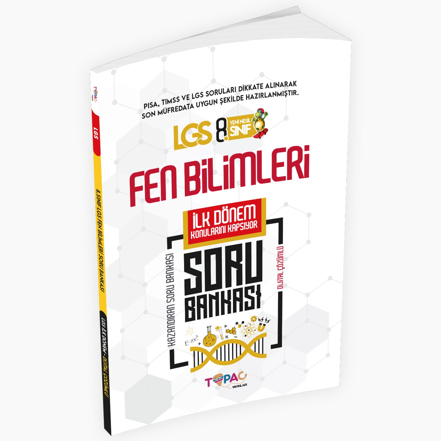 2026 8.Sınıf LGS Fen Bilimleri 1.DÖNEM Dijital Çözümlü Soru Bankası Topaç Yayınları