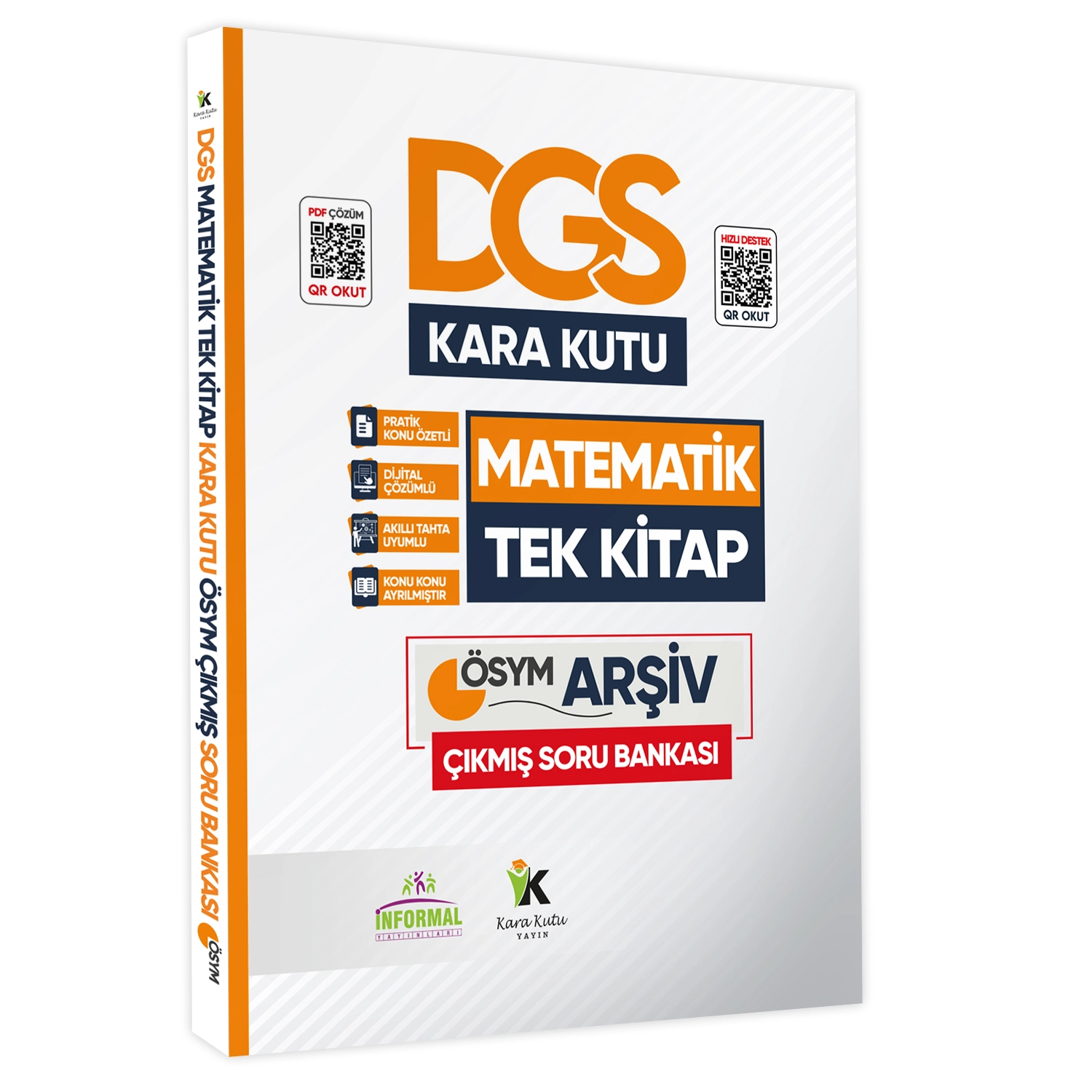 DGS Kara Kutu SÖZEL ve SAYISAL Set Konu Özetli Dijital Çözümlü Çıkmış Soru Bankası