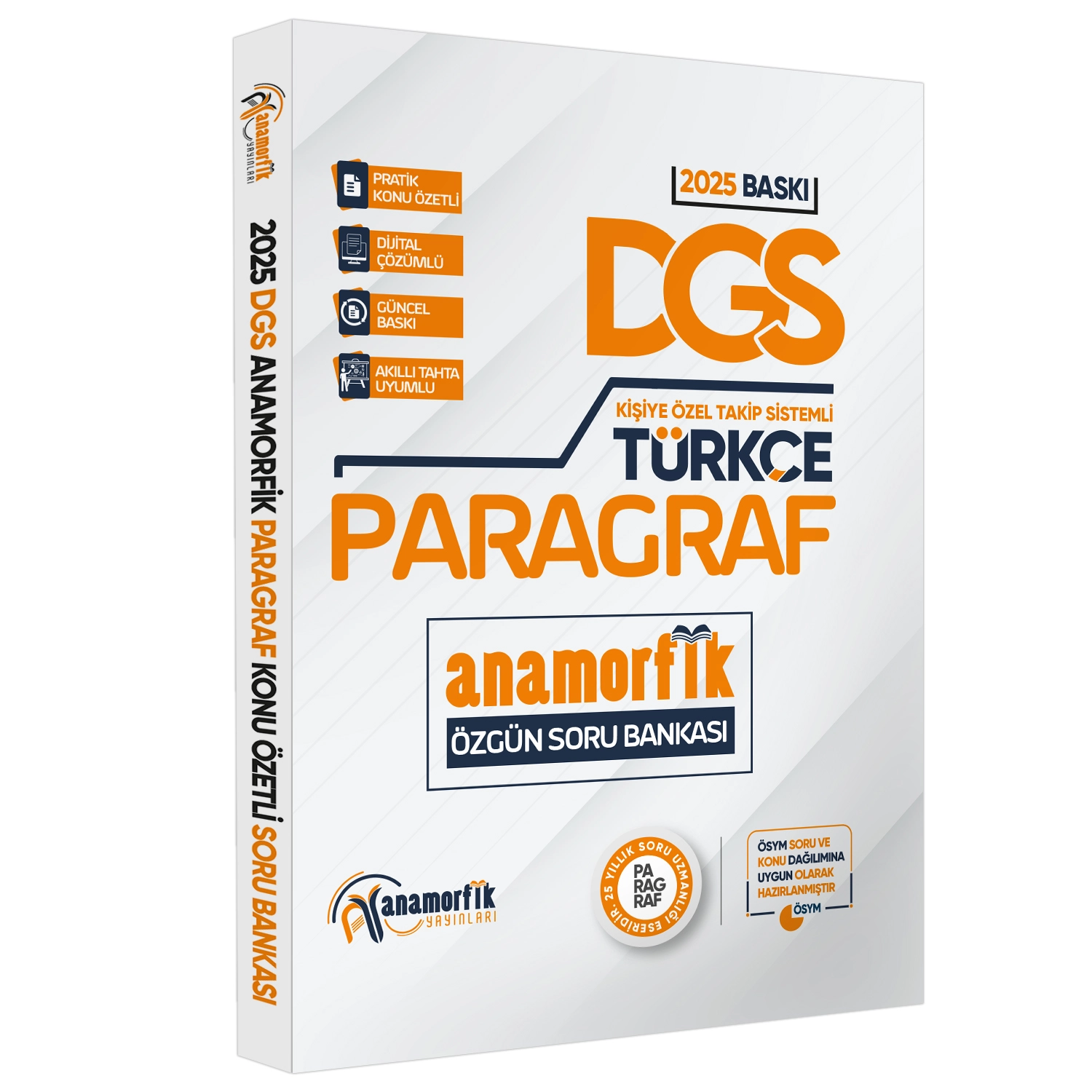 DGS Türkçe Özgün Asimetrik Paragraf-Çıkmış Karma Paragraf Soru Bankası Konu Özetli Çözümlü