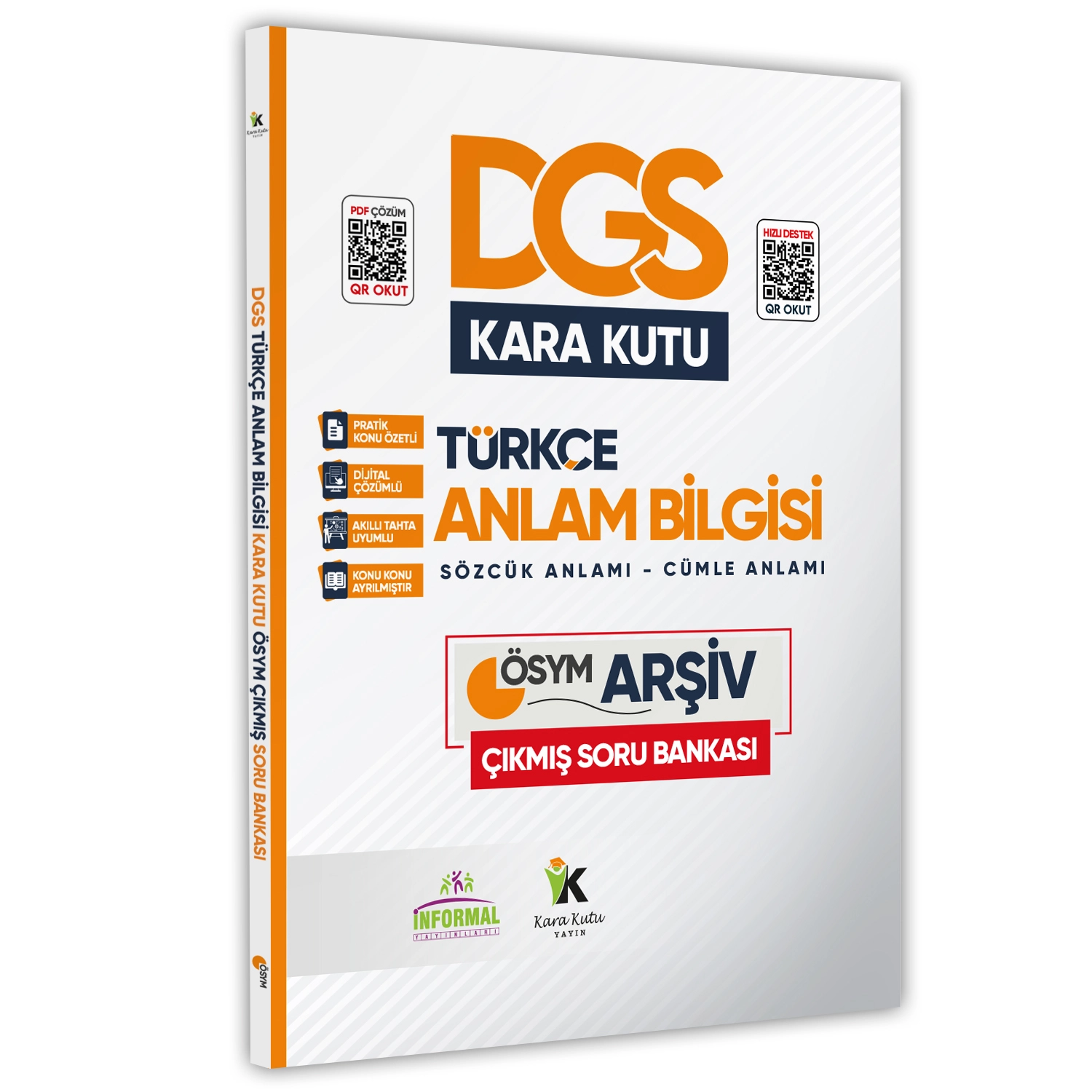 DGS Kara Kutu SÖZEL ve SAYISAL Set Konu Özetli Dijital Çözümlü Çıkmış Soru Bankası