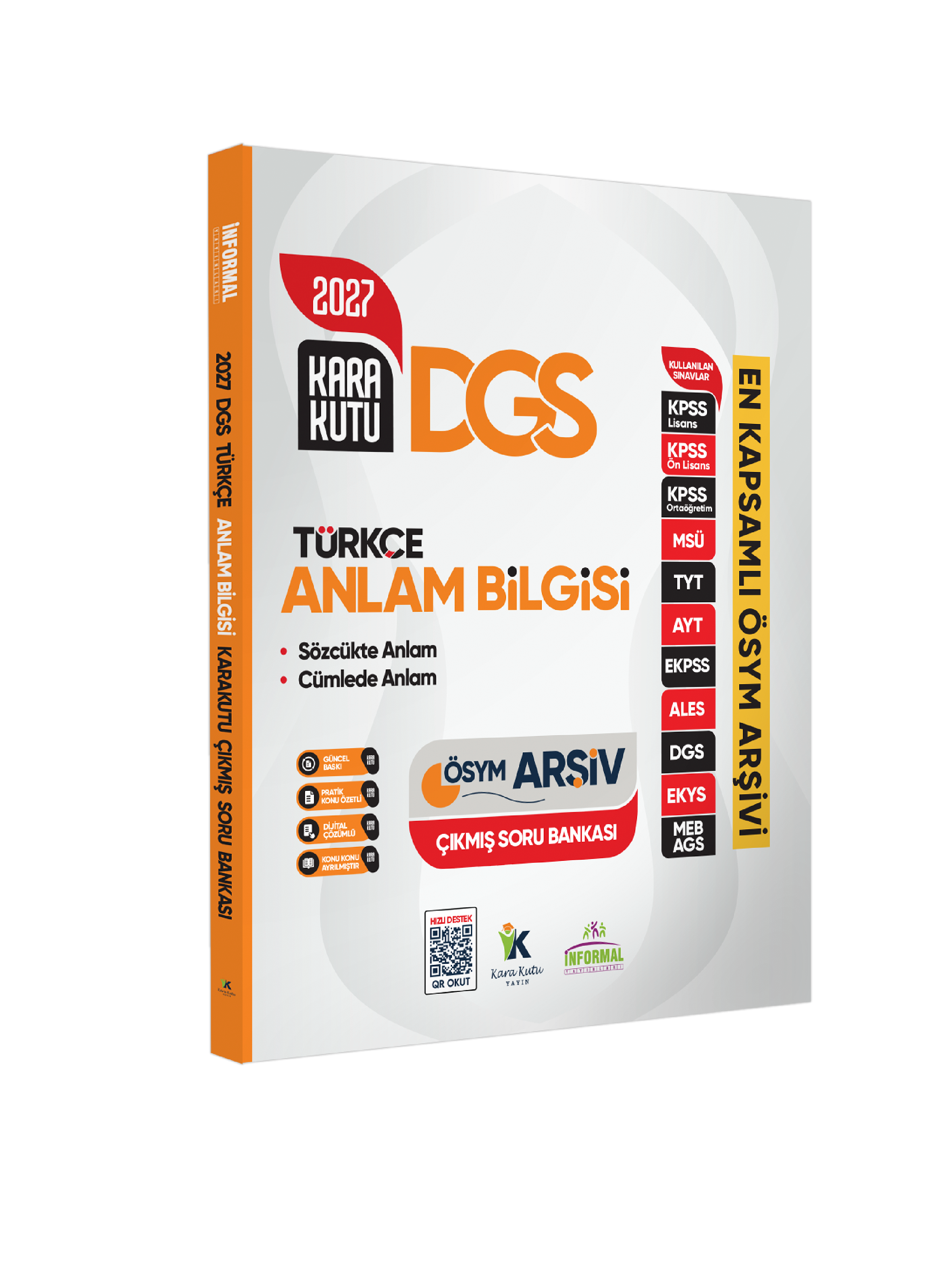 2027 DGS Türkçenin Kara Kutusu ANLAM BİLGİSİ (Sözcük-Cümle) ÖSYM Çıkmış Çözümlü Soru Bankası