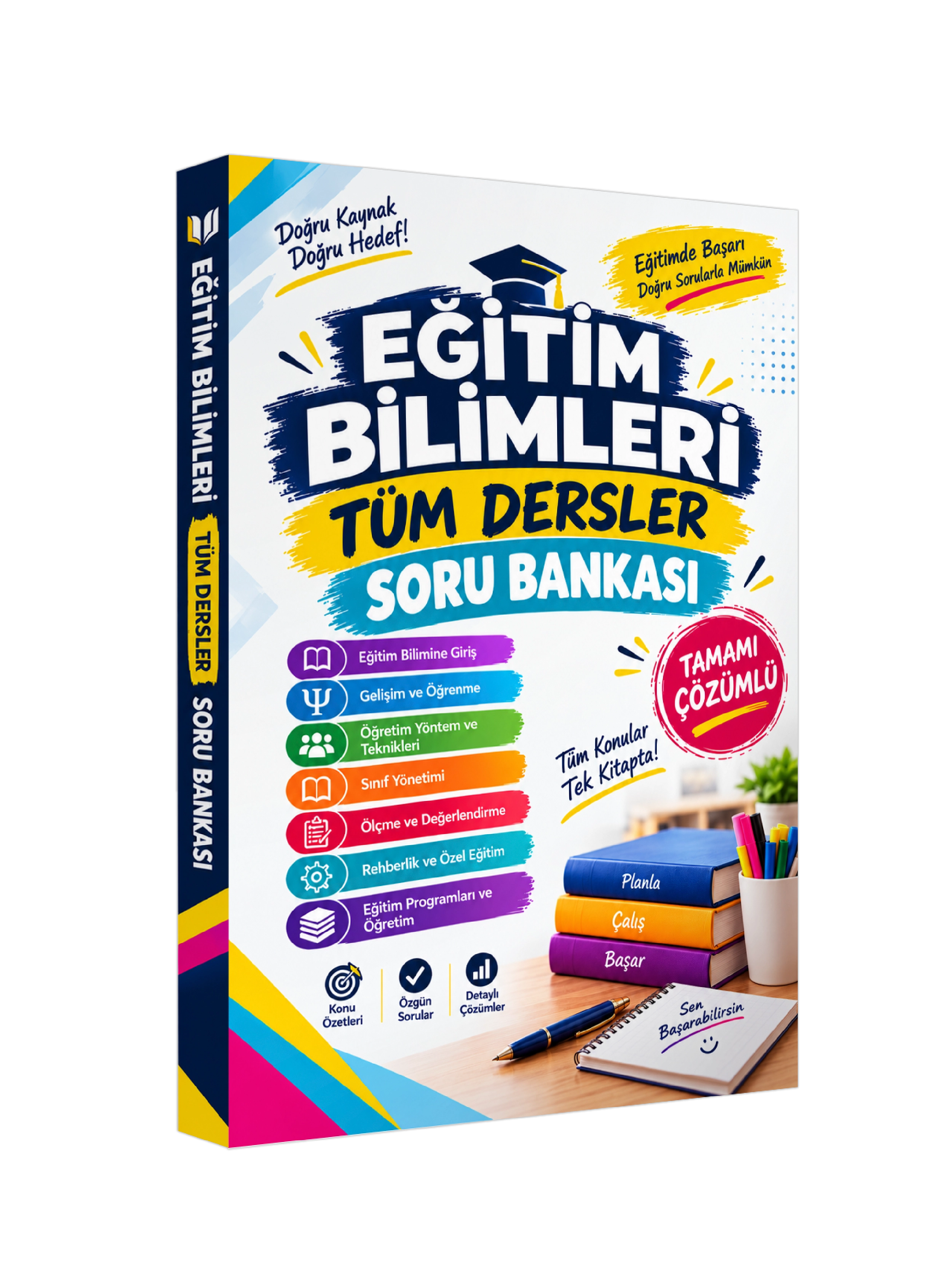 Anamorfik Yayınları KPSS Eğitim Bilimleri TÜM DERSLER TEK KİTAP Tamamı Çözümlü Soru Bankası