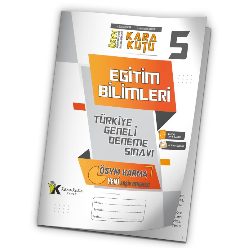 2025 KPSS EĞİTİM BİLİMLERİ ÖSYM Arşivi Karma Kara Kutu Çıkmış Soru TG D.Çözümlü Deneme 10/5.Kitapçık