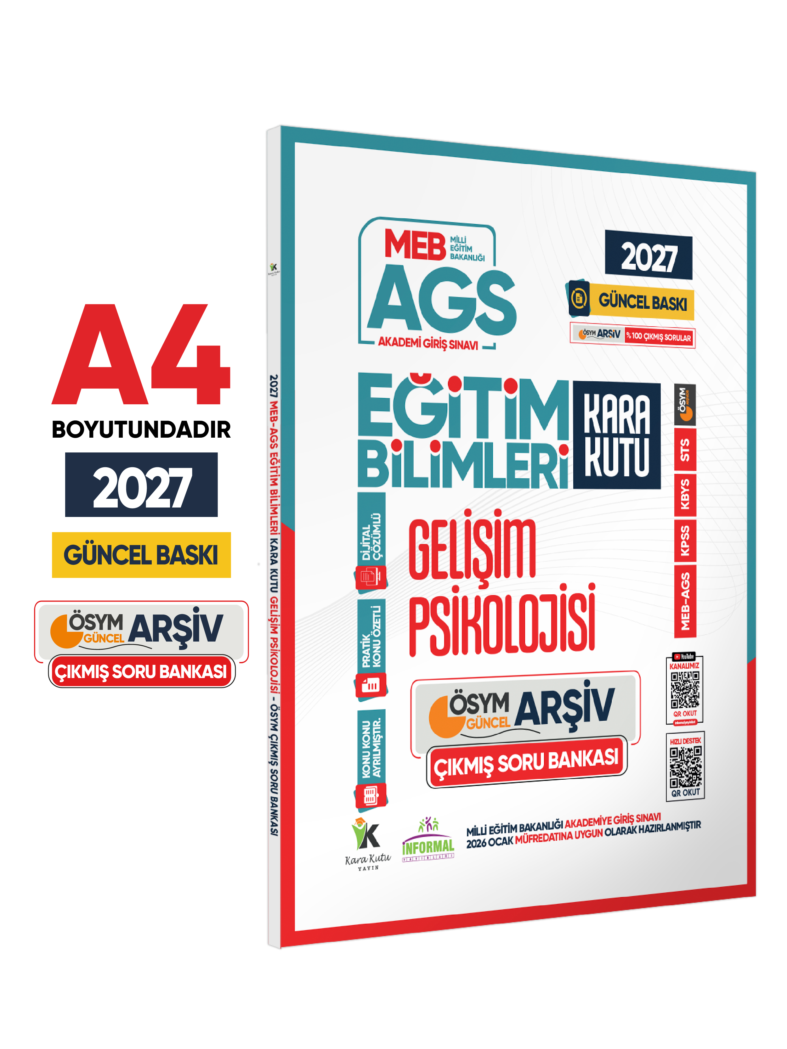 2027 MEB AGS Eğitim Bilimlerinin Kara Kutusu GELİŞİM PSİKOLOJİSİ ÖSYM Çıkmış Soru Bankası Çözümlü