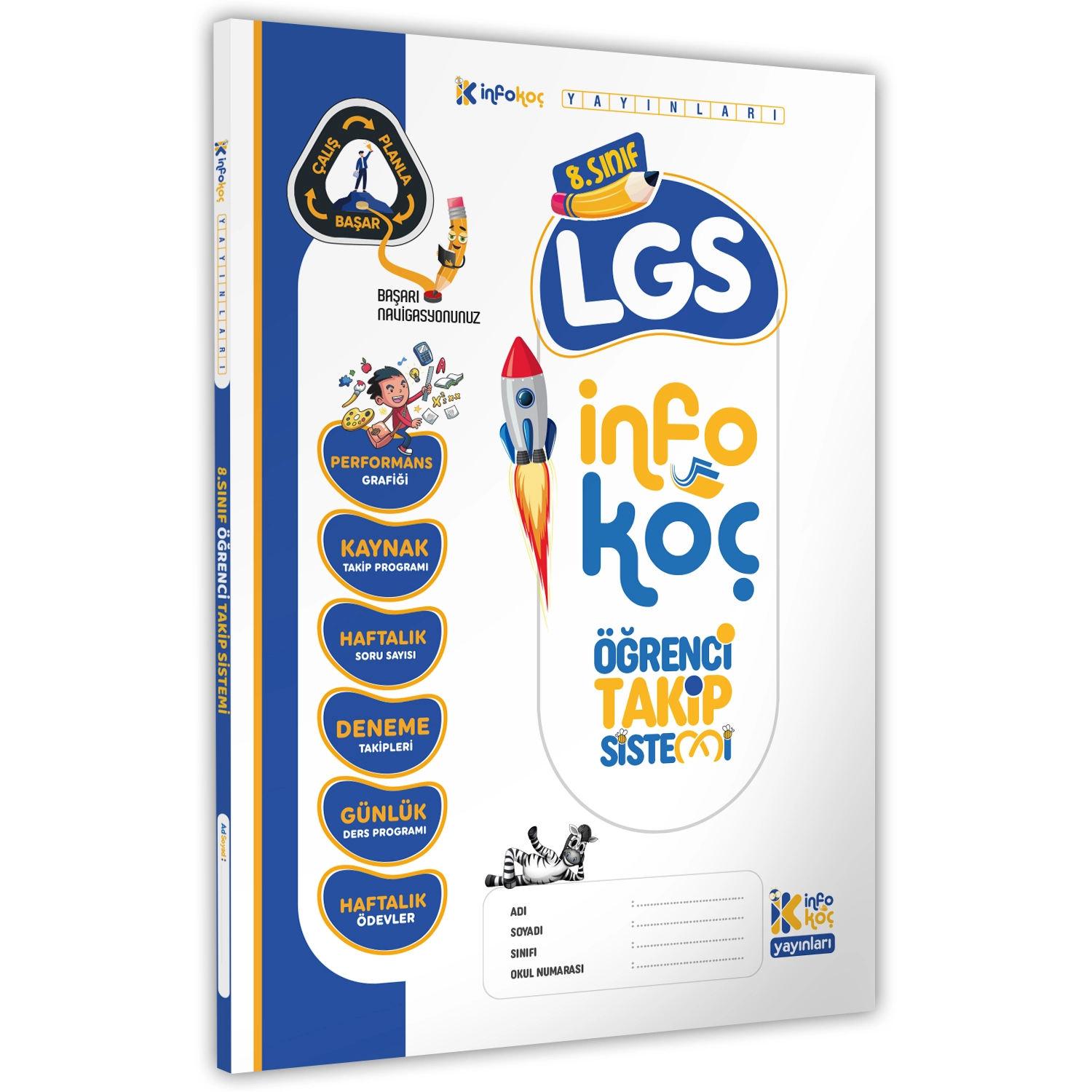 İnformal Yayınları LGS- BURSLULUK  İnfo Koç  Öğrenci Takip Sistemi A4