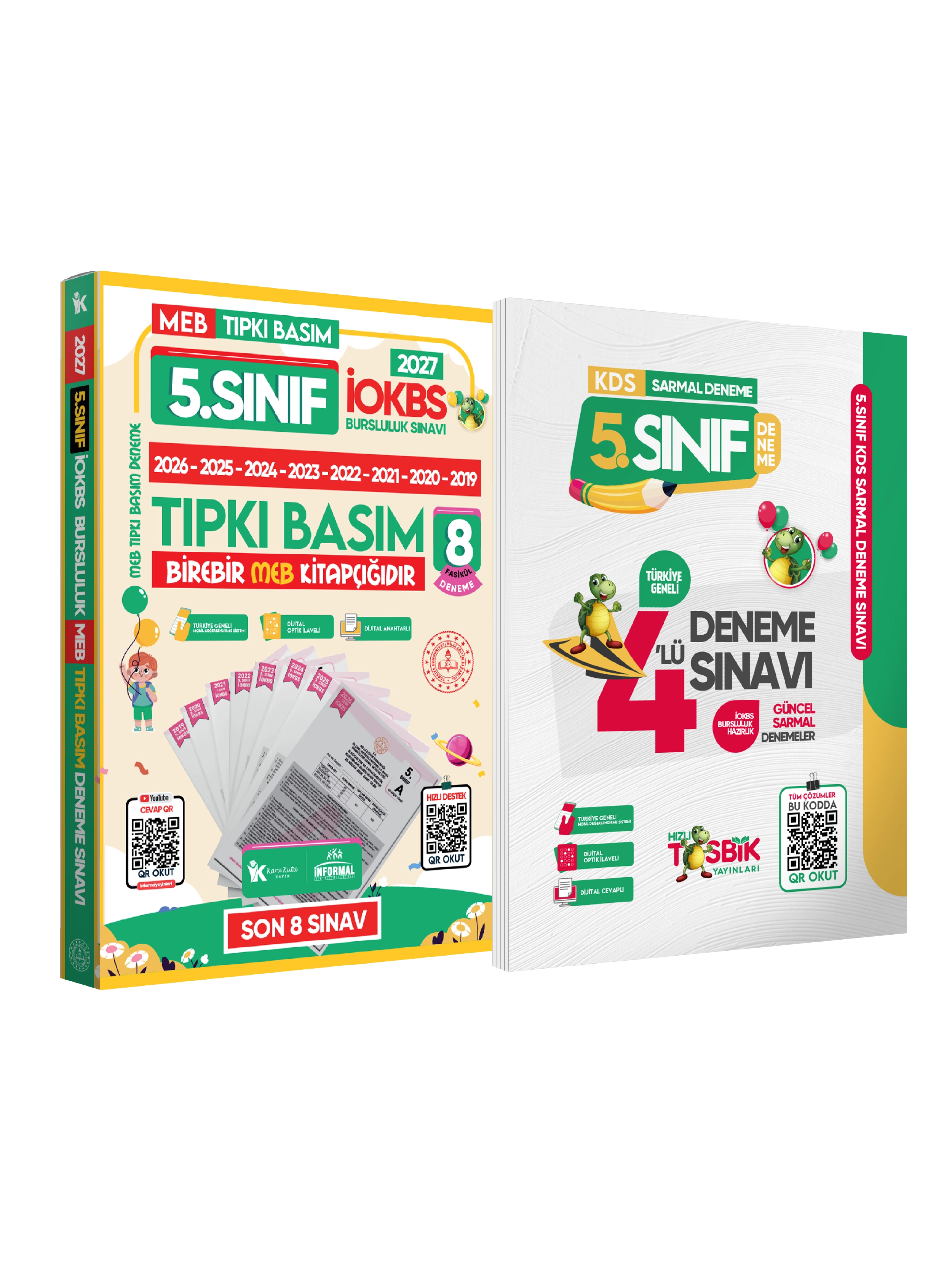 2027 5.Sınıf YENİ SİSTEM İOKBS BURSLULUK Tıpkı Basım ve Sarmal Deneme Seti Türkiye Geneli D. Çözümlü