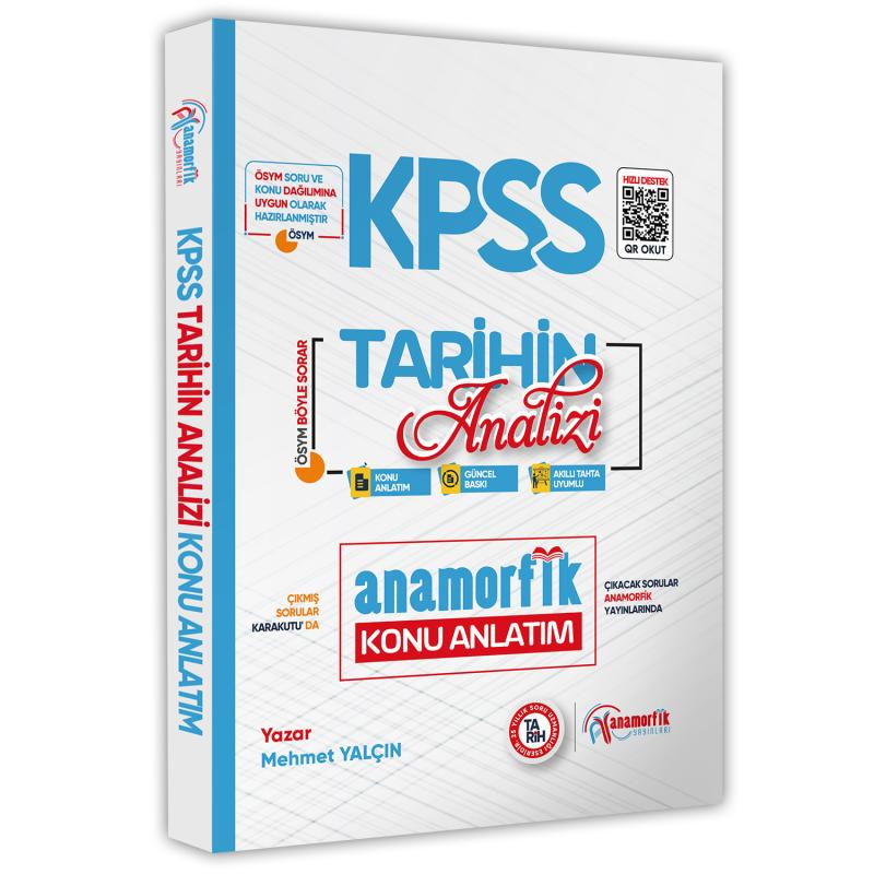 Anamorfik Yayınları KPSS Pratik Notlarla Tarihin Analizi Konu Anlatımı