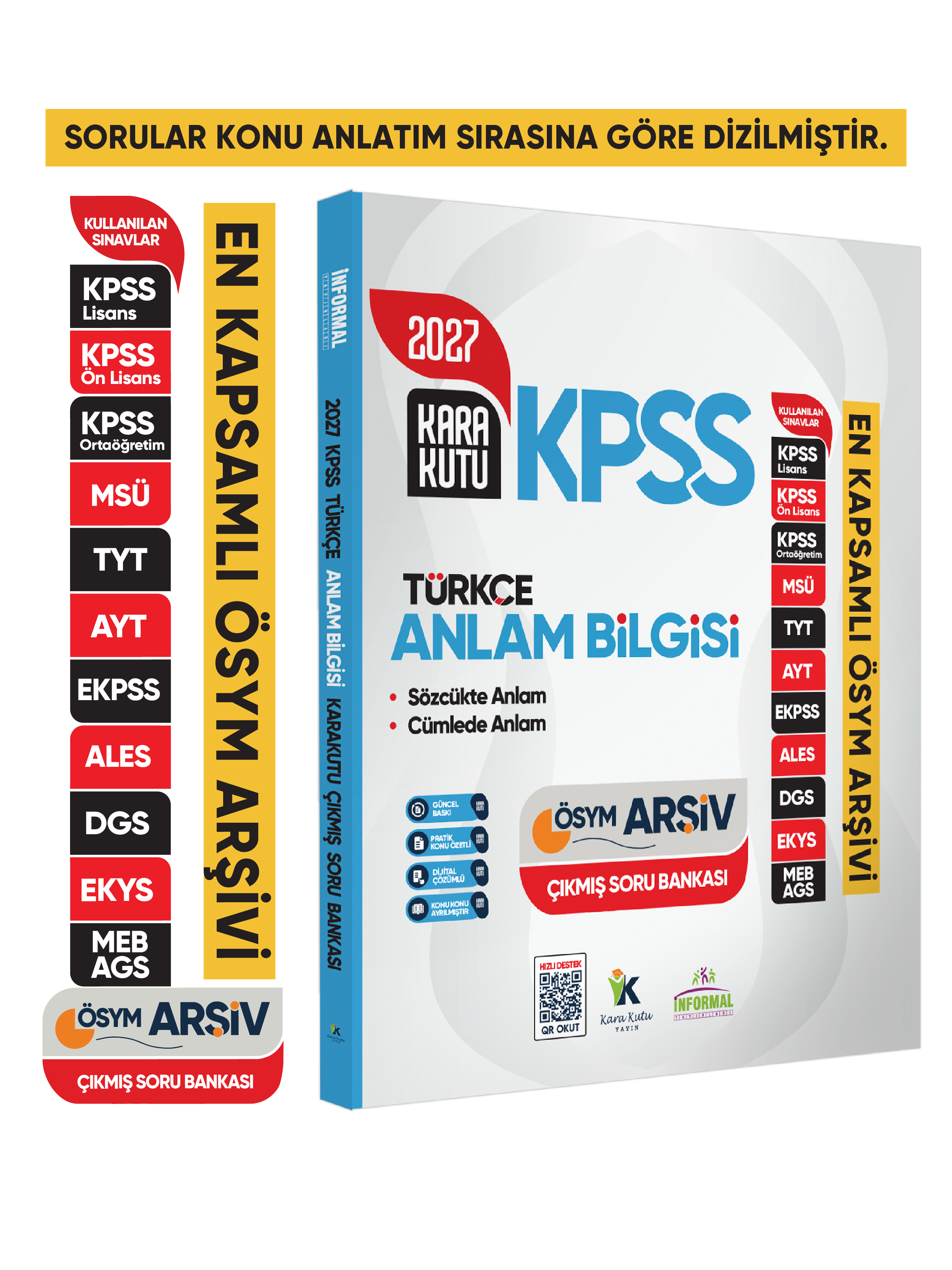 2027 KPSS Türkçenin Kara Kutusu ANLAM BİLGİSİ (Sözcük-Cümle) ÖSYM Çıkmış Çözümlü Soru Bankası