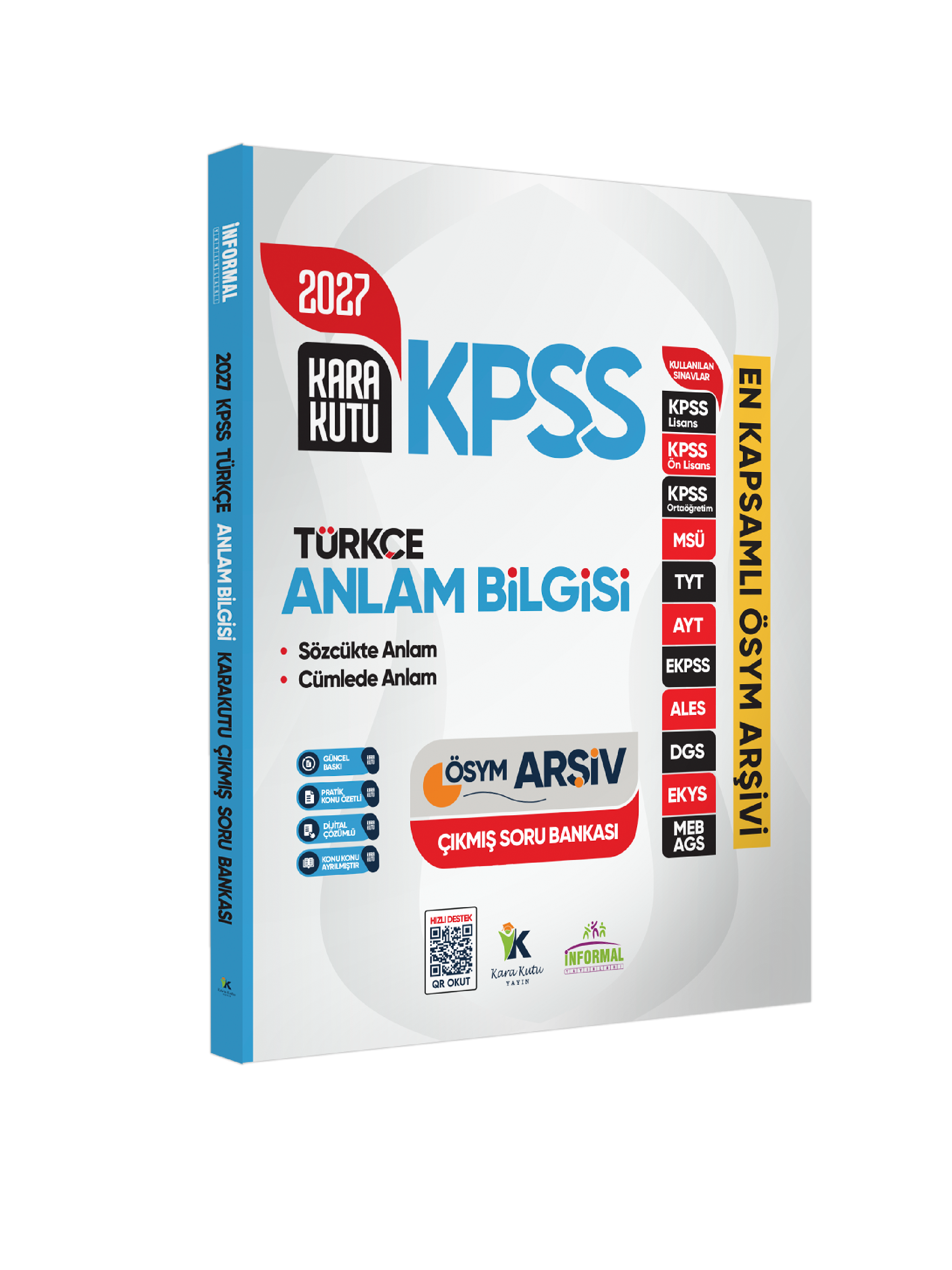 2027 KPSS Türkçenin Kara Kutusu ANLAM BİLGİSİ (Sözcük-Cümle) ÖSYM Çıkmış Çözümlü Soru Bankası