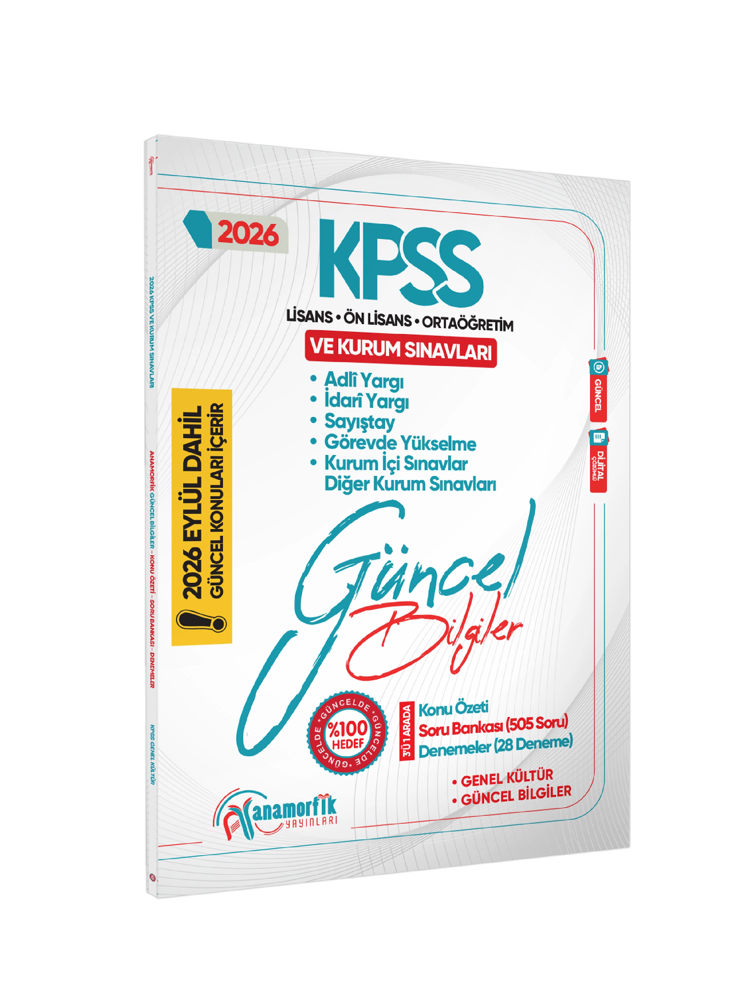 2027 KPSS Genel Kültür/Kurum Sınavları Güncel Bilgiler Konu Anlatım-Deneme-Soru Bankası DijitalÇözüm