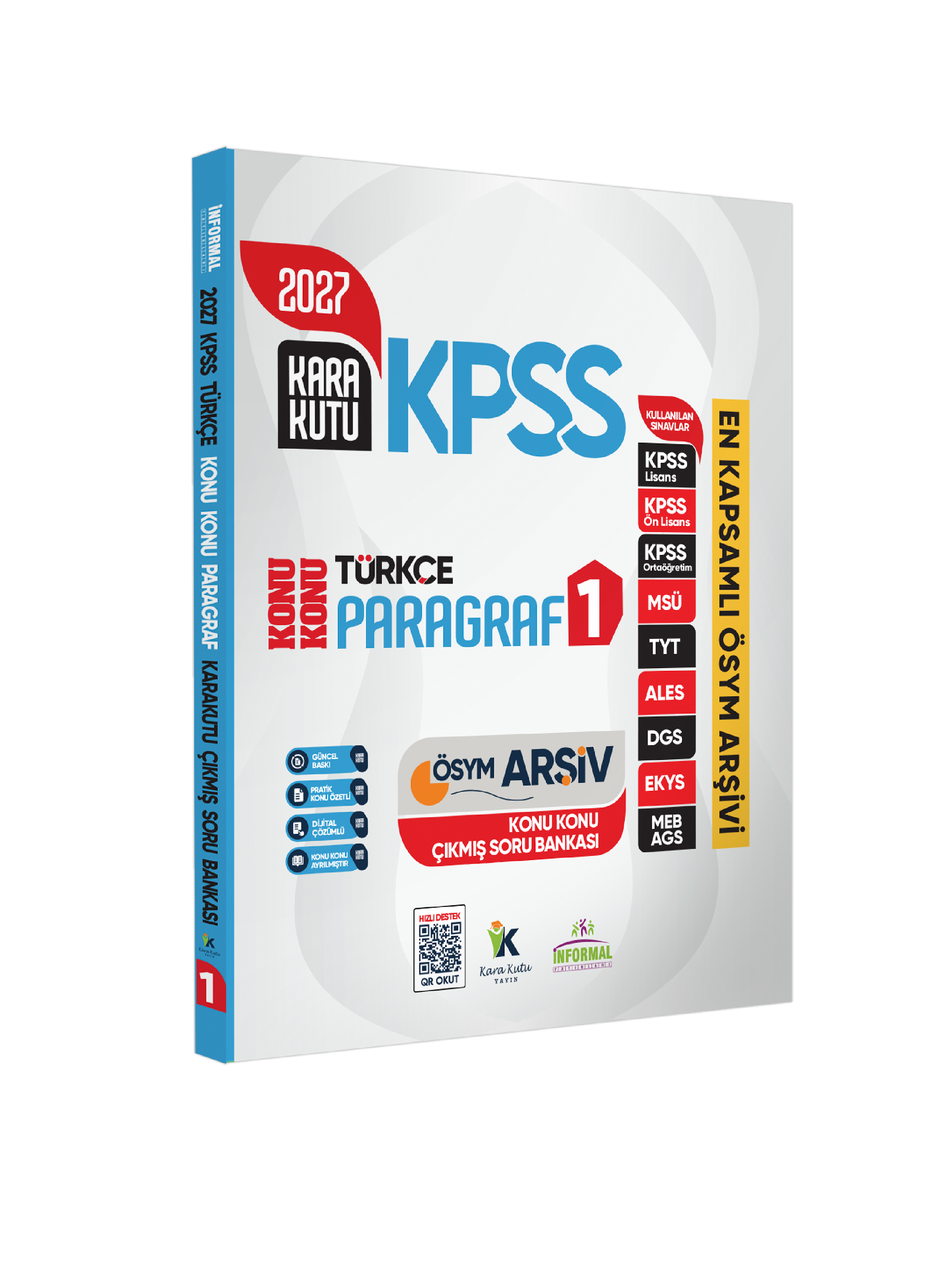 2027 KPSS Türkçenin Kara Kutusu PARAGRAF 1 KONU KONU ÖSYM Çıkmış Soru Bankası Konu Özetli Çözümlü