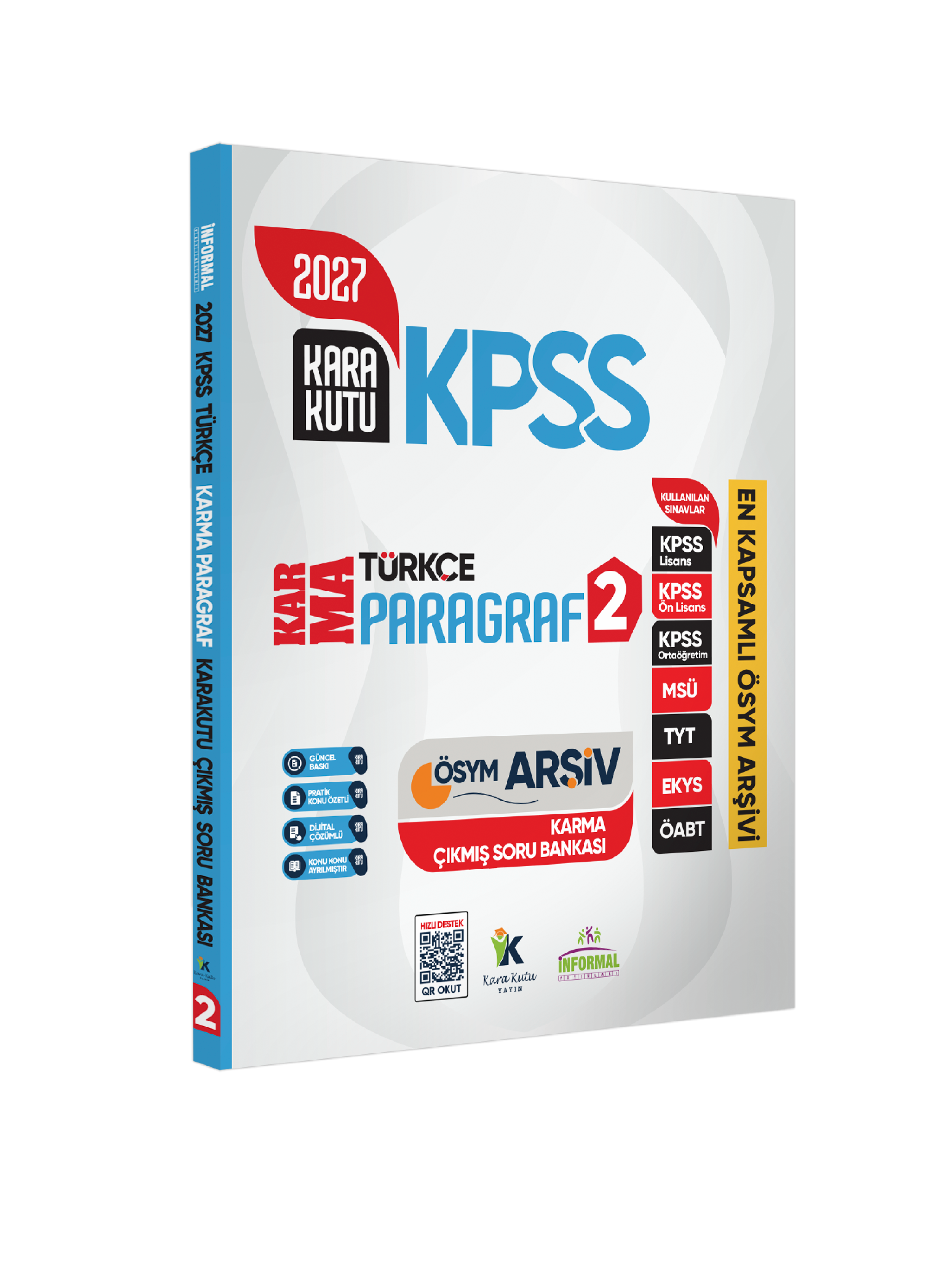 2027 KPSS Türkçenin Kara Kutusu PARAGRAF 2 KARMA ÖSYM Çıkmış Soru Bankası Konu Özetli Çözümlü