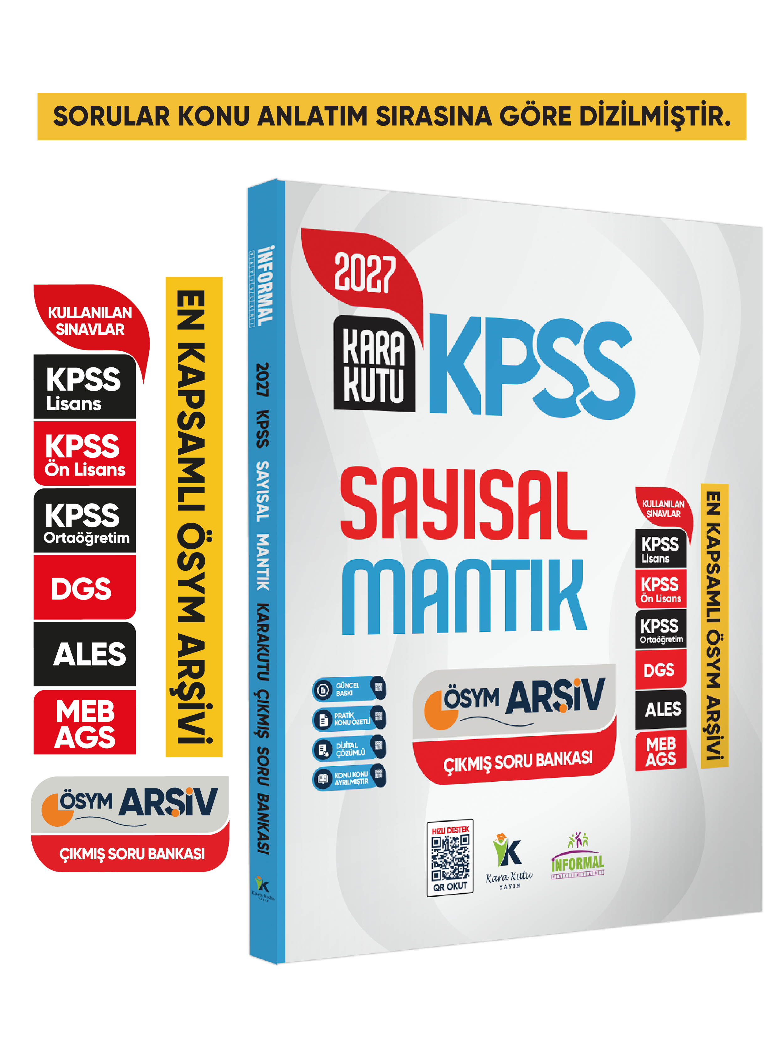 2027 KPSS SAYISAL MANTIK Kara Kutu ÖSYM Çıkmış Soru Havuzu Bankası Konu Özetli Dijital Çözümlü
