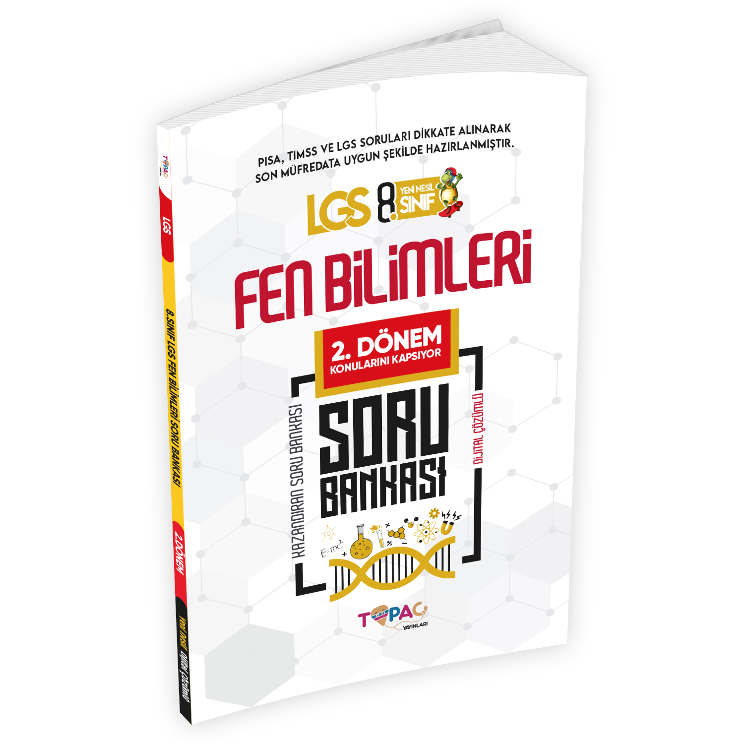 2026 8.Sınıf LGS Fen Bilimleri 2.DÖNEM Dijital Çözümlü Soru Bankası Topaç Yayınları