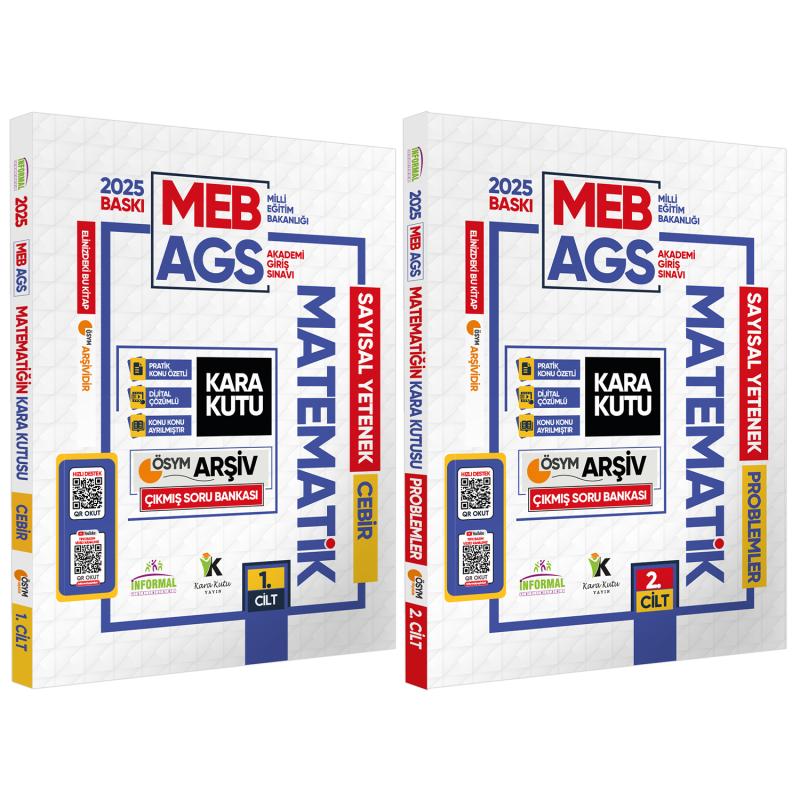2025 MEB-AGS Kara Kutu ÖSYM Çıkmış Soru Bankası FULL ALTIN PAKET SETİ Konu Özetli Dijital Çözümlü
