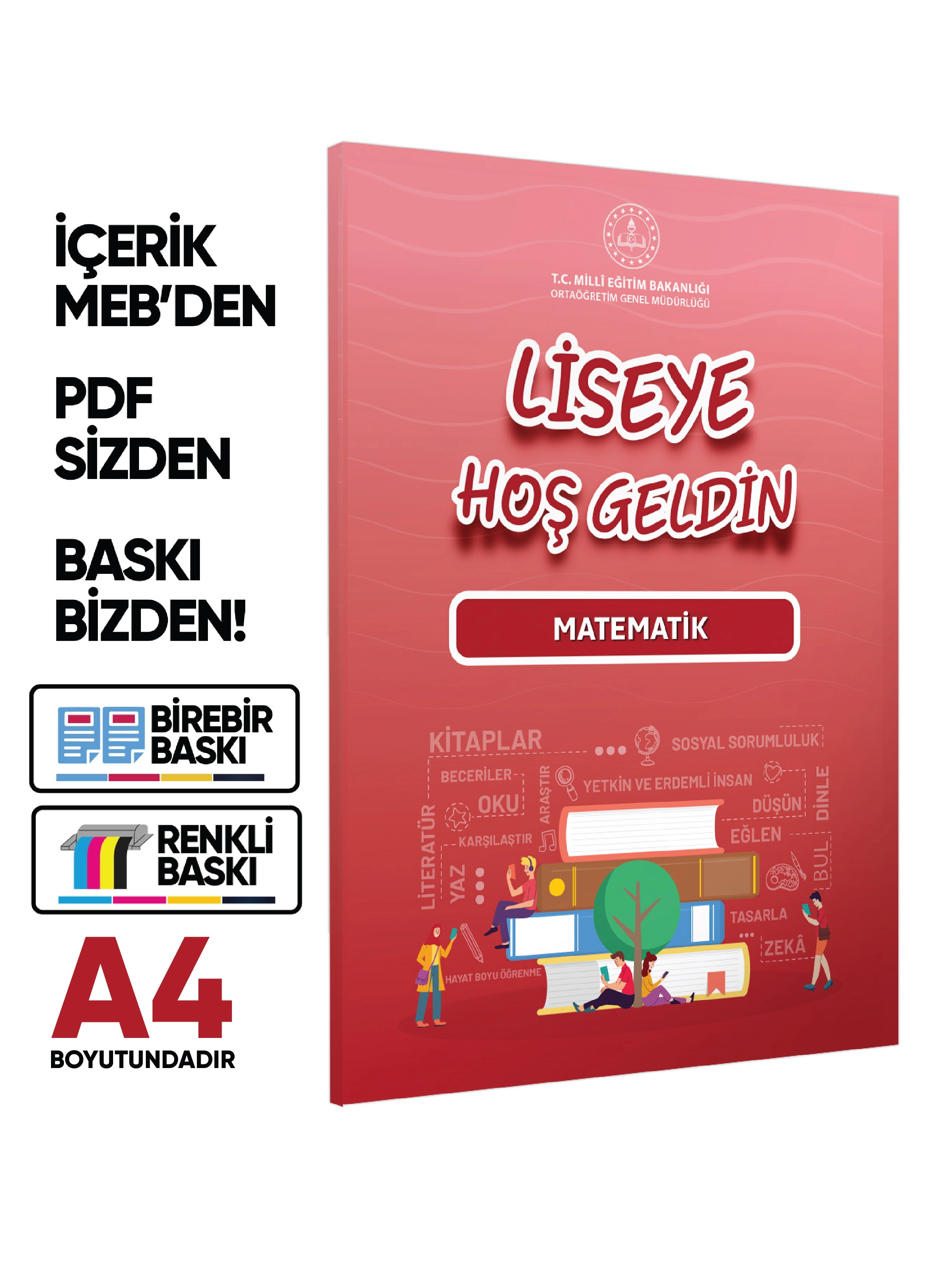 2027 MEBİ 11.Sınıf Maarif Modeli Yeni Müfredat LİSEYE HOŞGELDİN Matematik Kitabı BASKI ÜCRETİ