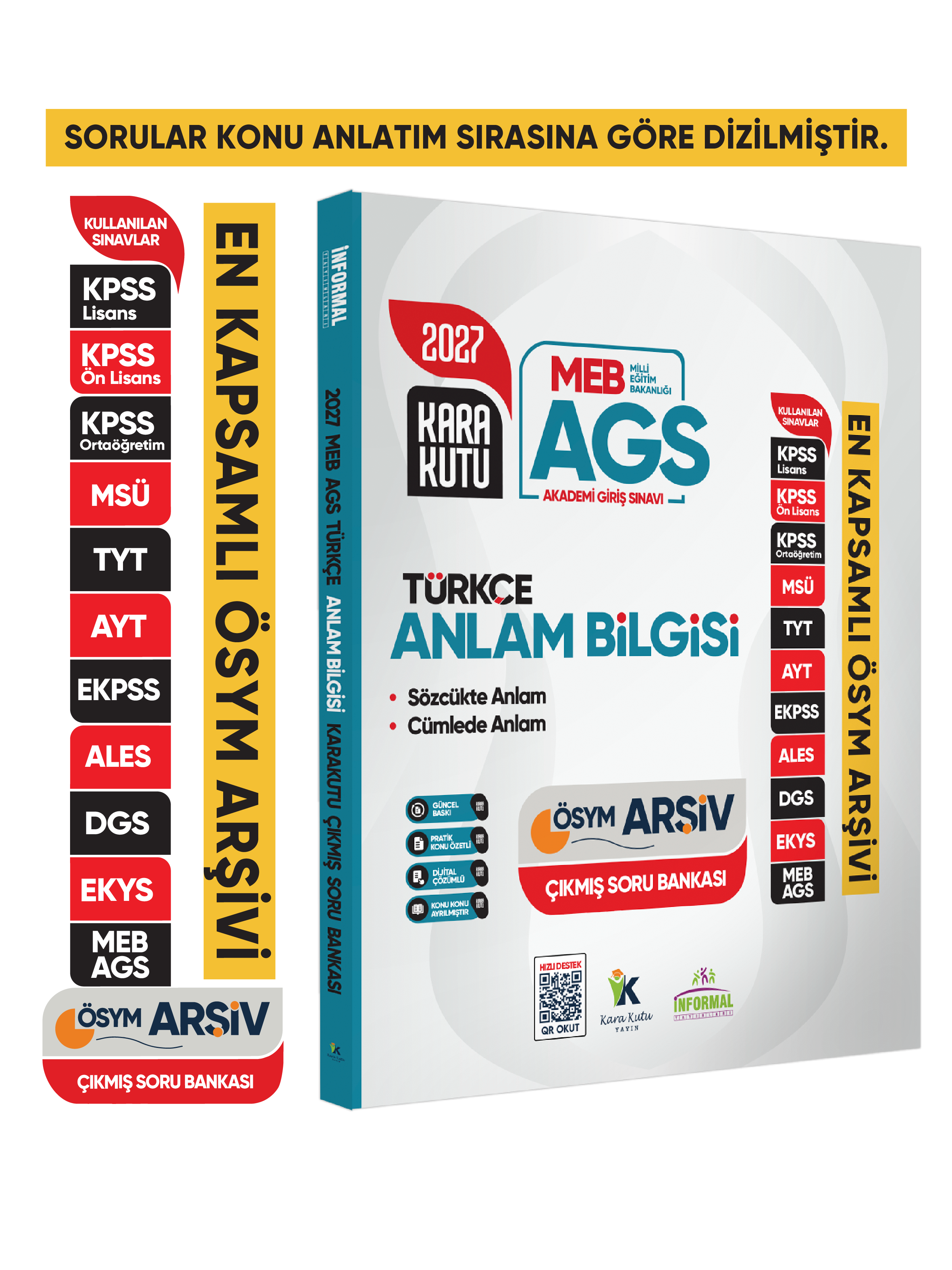 2027 MEB-AGS Türkçenin Kara Kutusu ANLAM BİLGİSİ (Sözcük-Cümle) ÖSYM Çıkmış Çözümlü Soru Bankası