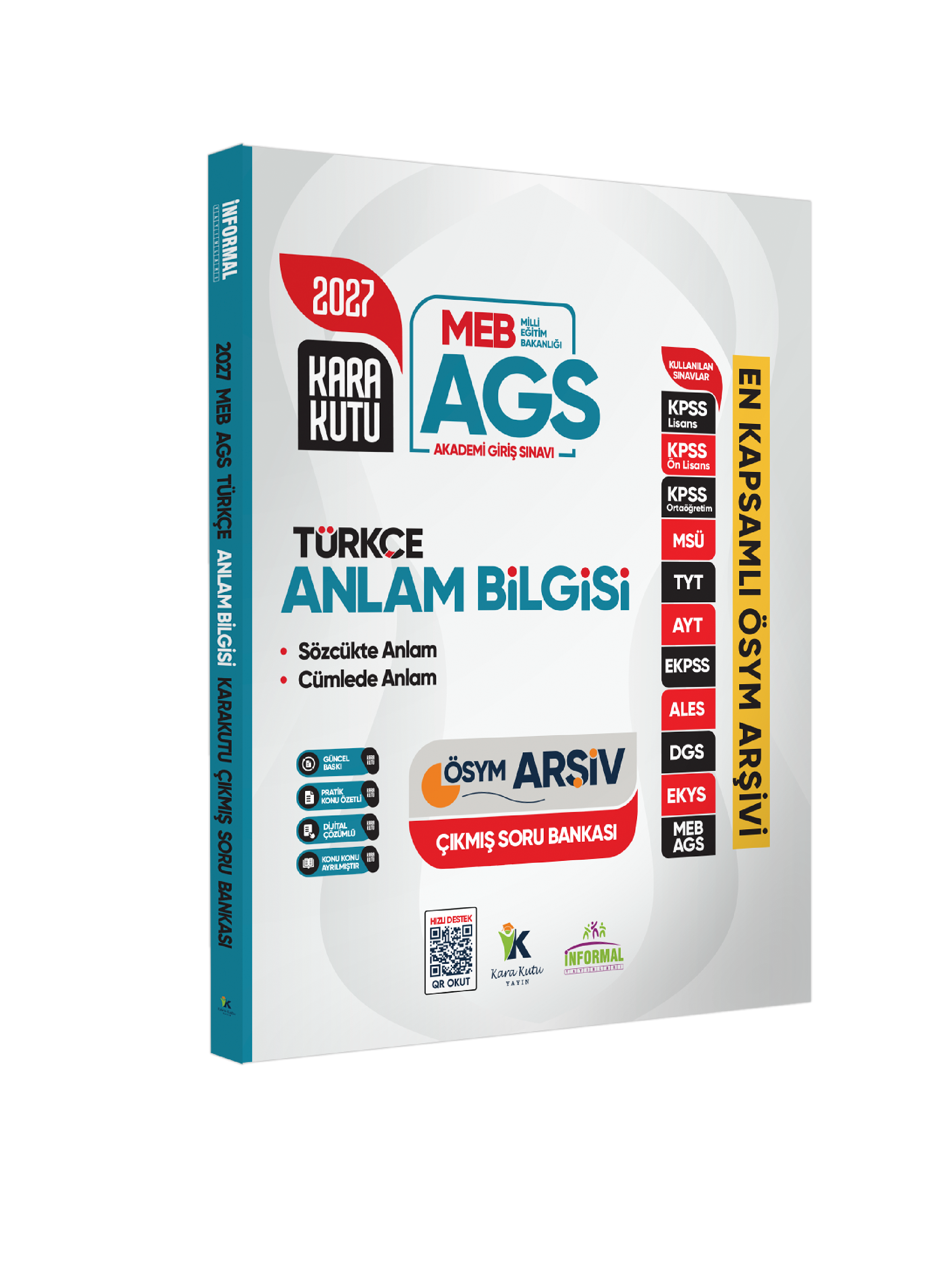2027 MEB-AGS Türkçenin Kara Kutusu ANLAM BİLGİSİ (Sözcük-Cümle) ÖSYM Çıkmış Çözümlü Soru Bankası