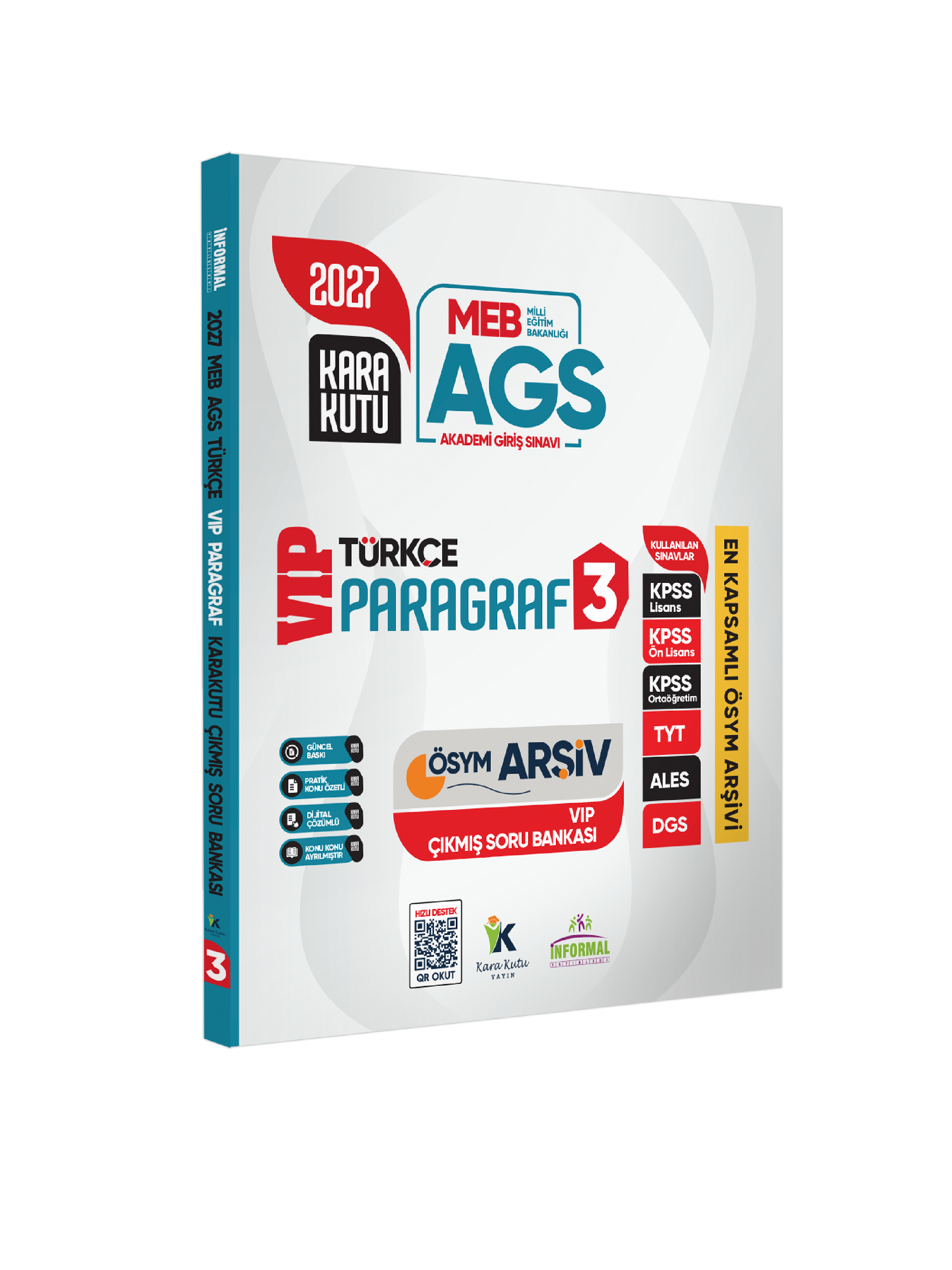 2027 MEB AGS Türkçenin Kara Kutusu PARAGRAF 3 VİP ÖSYM Çıkmış Soru Havuzu Bankası Dijital Çözümlü