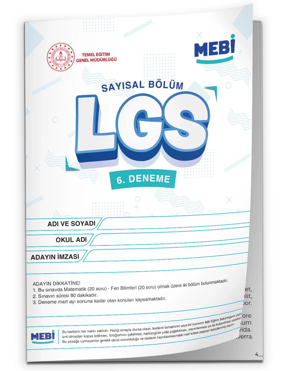2027 LGS 8.Sınıf MEBi ONLİNE 1.2.3.4.5.6.7.8.9.10.11.12.Deneme Türkiye Geneli Paket PDF BASKI ÜCRETİ
