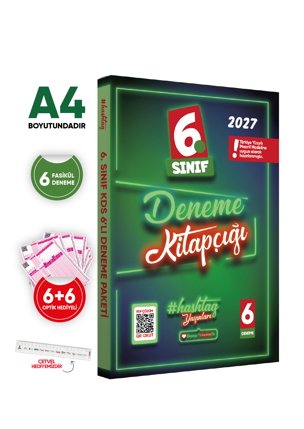 2027 6.Sınıf #hashtag Kazanım Değerlendirme Sınavı 6lı SARMAL Deneme Paketi Çözümlü Türkiye Geneli