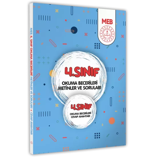 2025 MEB İlkokul 4.Sınıf Okuma Becerileri Metinler ve Soruları Çözüm Kitapçık İlaveli BASKI ÜCRETİ