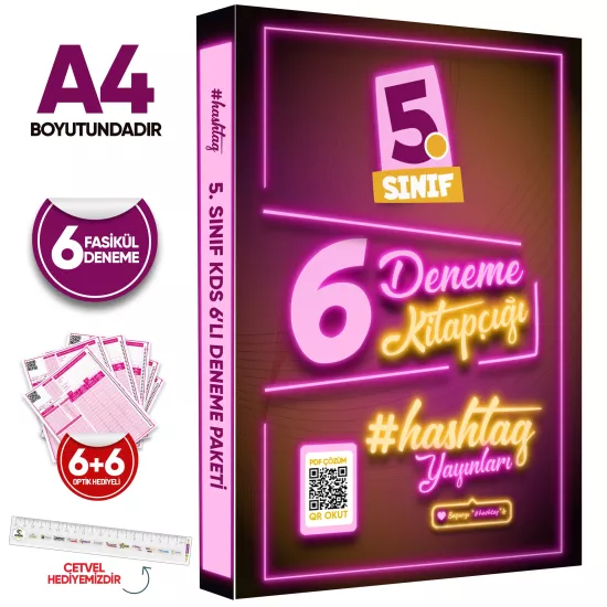 2026 5.Sınıf #hashtag Kazanım Değerlendirme Sınavı 6lı SARMAL Deneme Paketi Çözümlü Türkiye Geneli