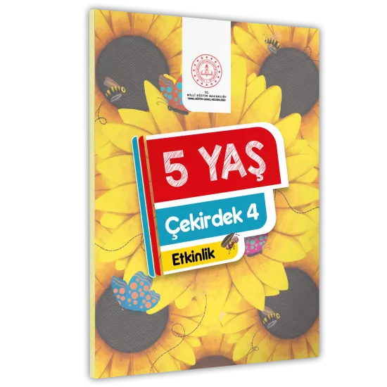 5 Yaş Okul Öncesi MEB Etkinlik Kitabı Çekirdek 4 Eğlenceli ve Öğretici Aktiviteler (A4 Renkli)